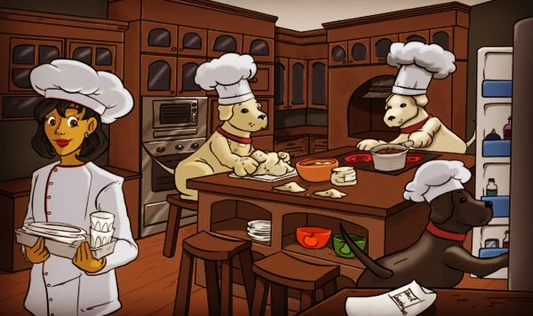 FOOD!  WHO'S IN THE KITCHEN? 