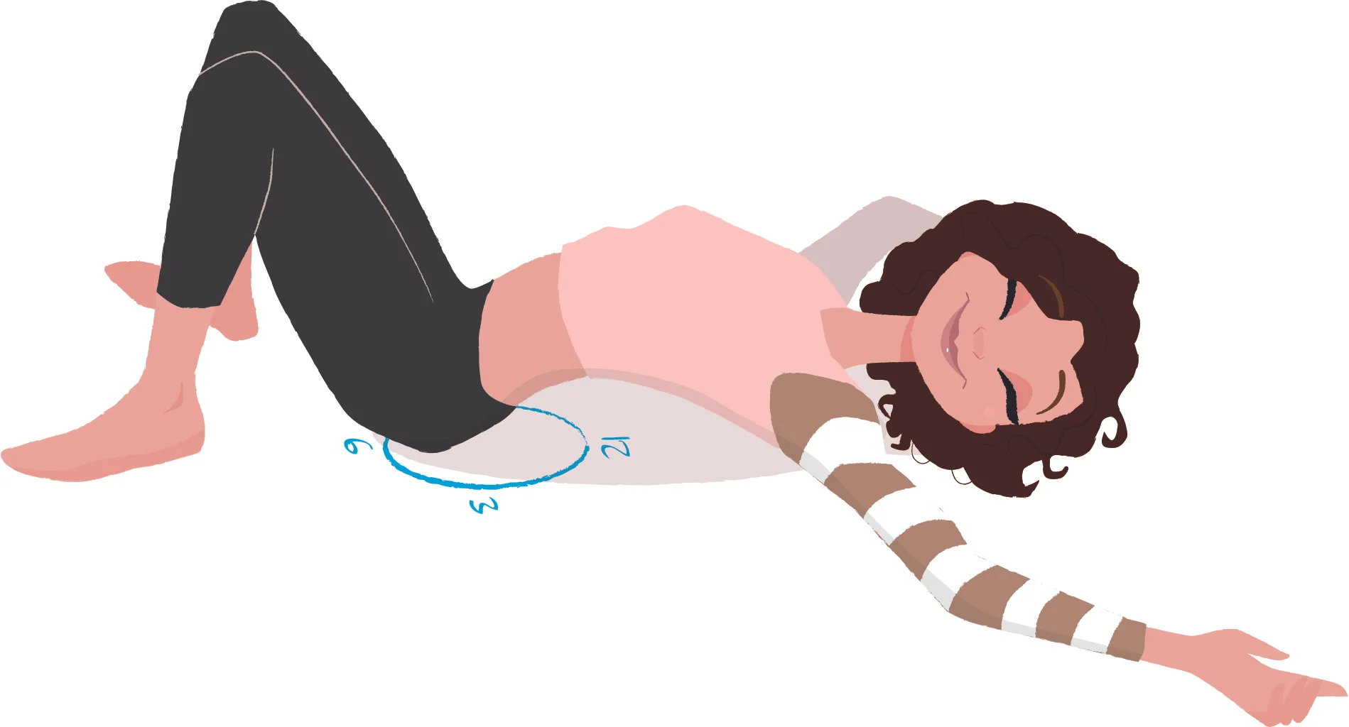 Pelvic Floor Integration Exercises © Heike Kmiotek for Coco Berlin's book by Komplett Media
