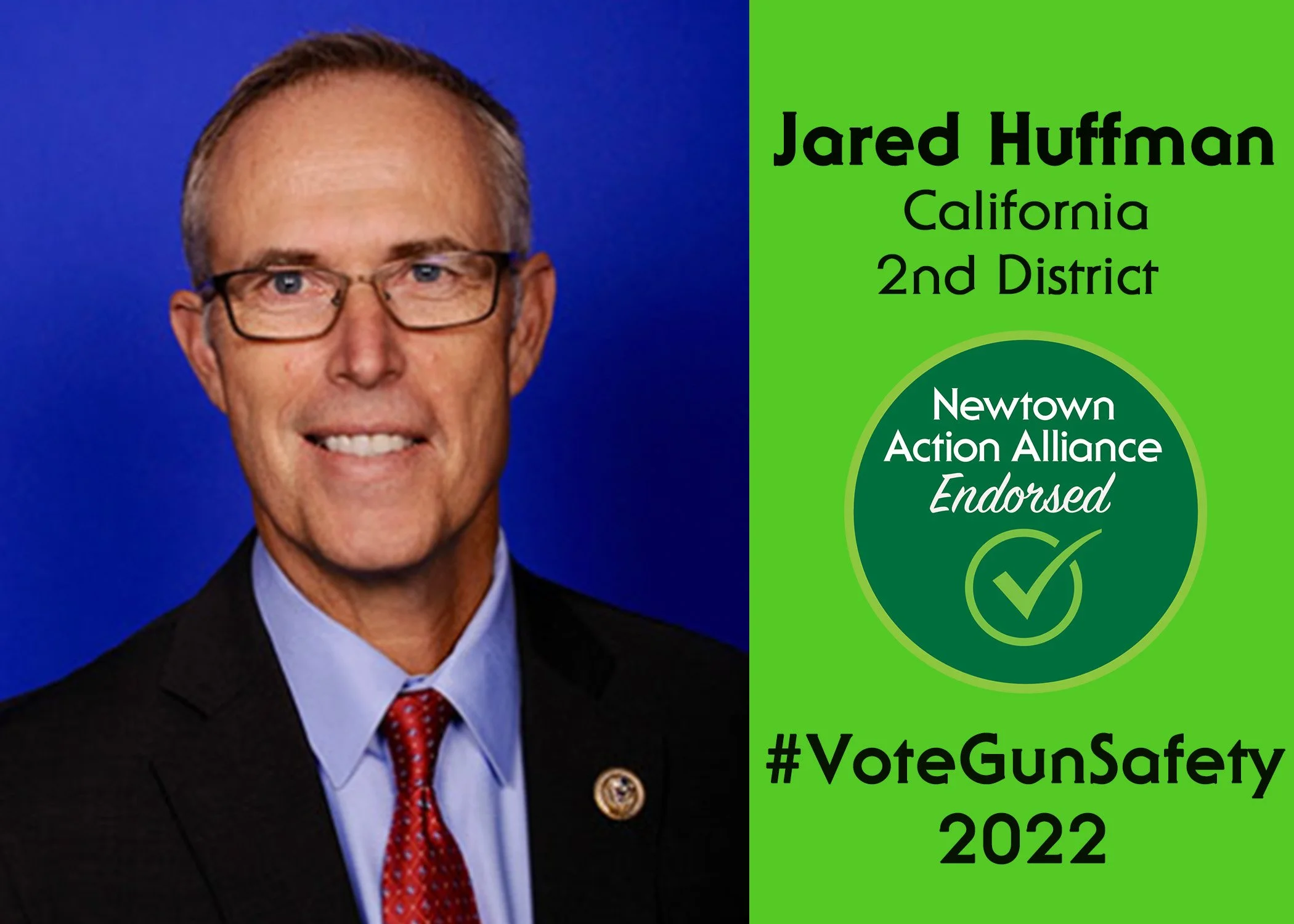 Representative Jared Huffman, D-California District 2	