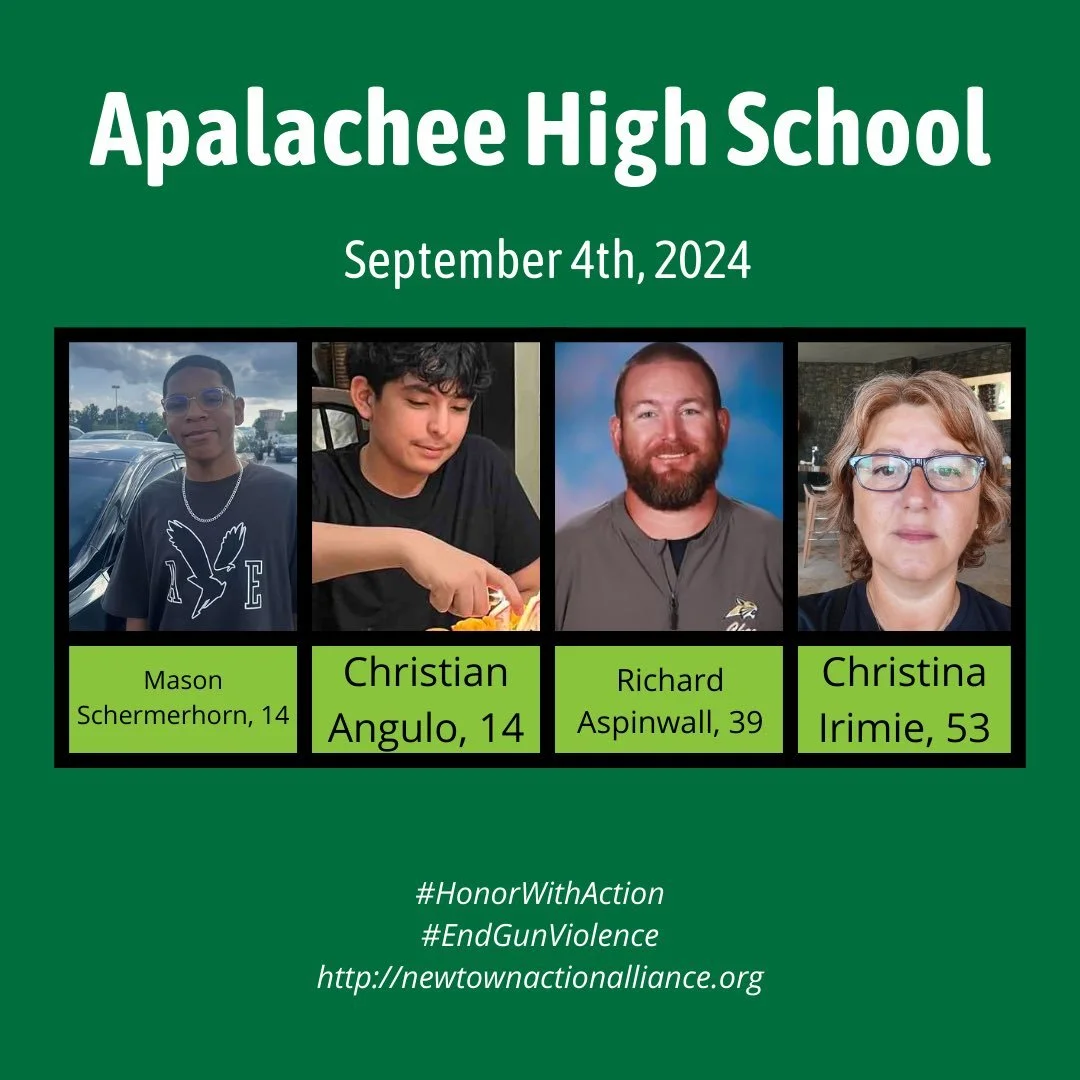 Newtown Action Alliance Statement on the Apalachee High School Shooting in Winder, Georgia