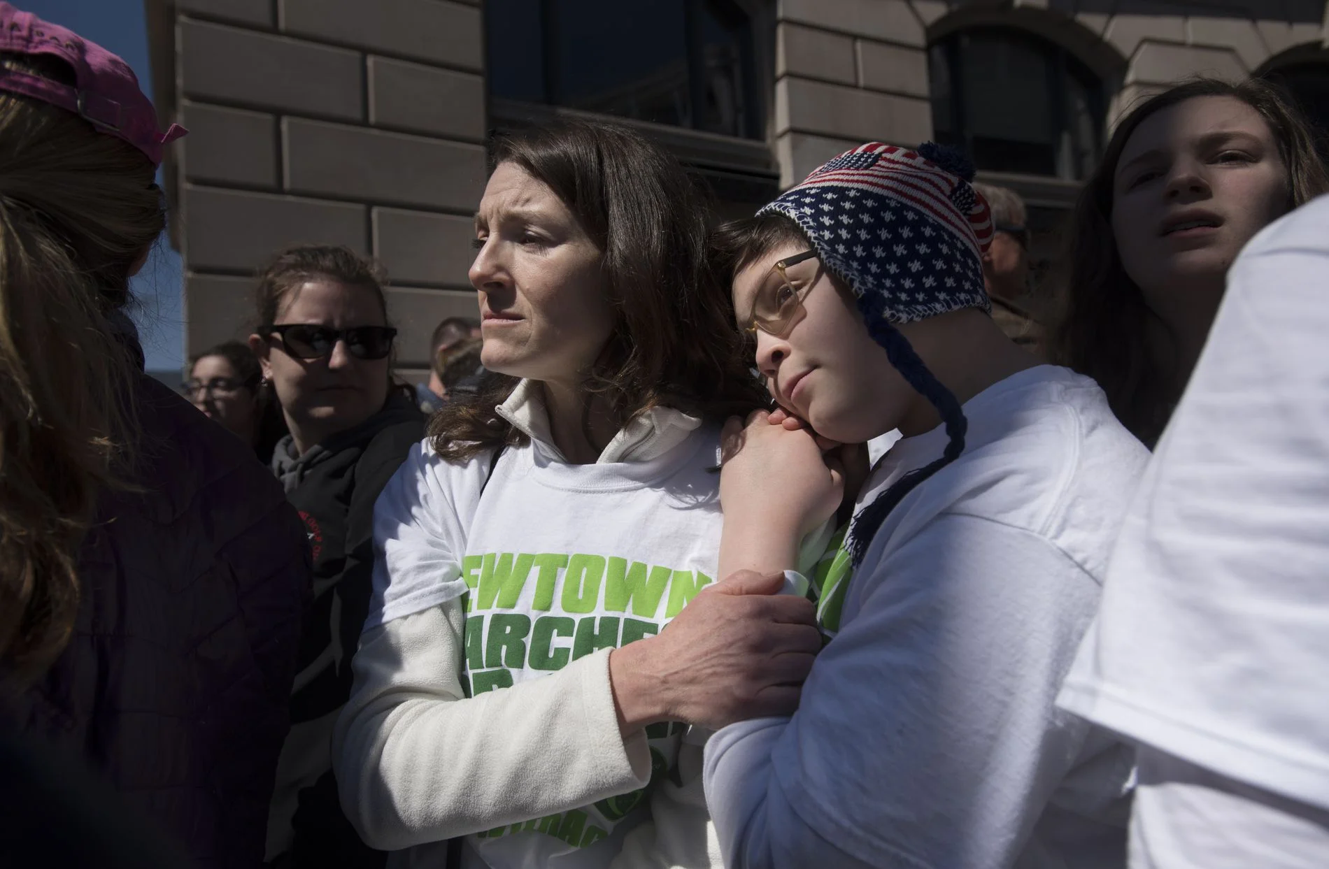 Joseph Soriano, 12, who was a first-grader at Sandy Hook Elementary School in 2012 when a gunman killed 26 people, attended the March for Our Lives rally in Washington, D.C., with his mother on Saturday. FRED LUM/THE GLOBE AND MAIL