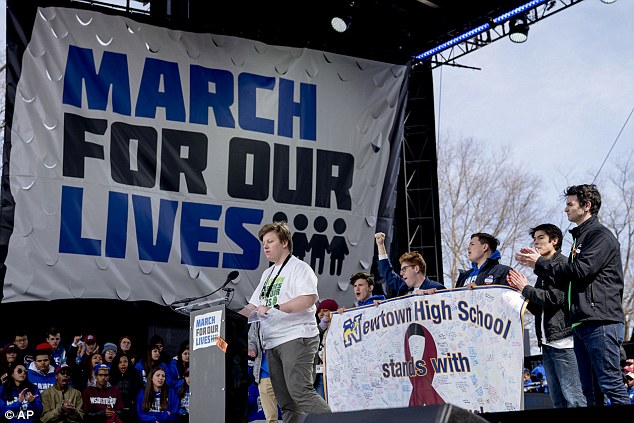 The Sandy Hook survivors made a banner to gift to the Parkland student survivors 