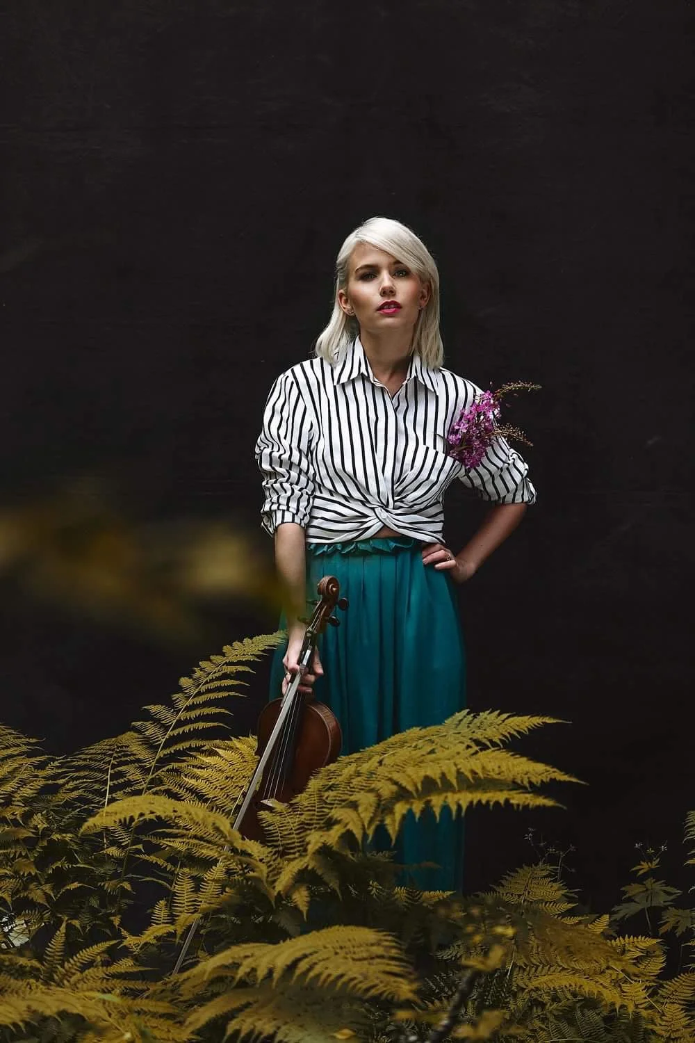 Musiker Julie Alapnes, foto: Eivind Hansen