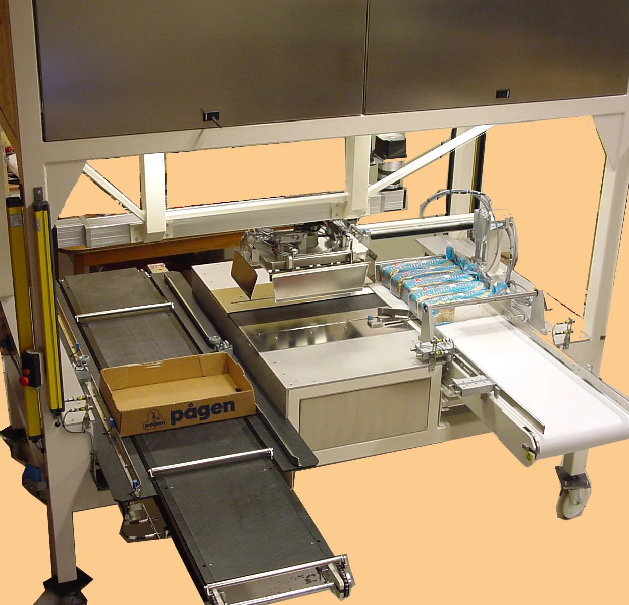 Gantry for food packaging