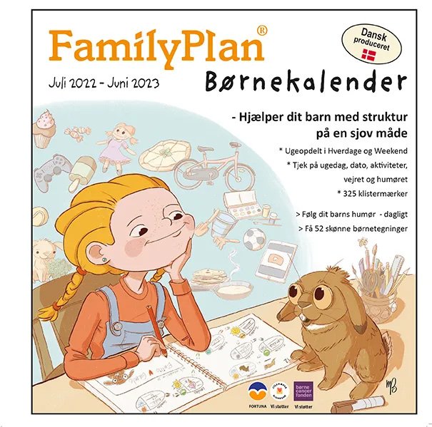 FamilyPlan Børnekalender 22/23 by Forlaget Fortuna 