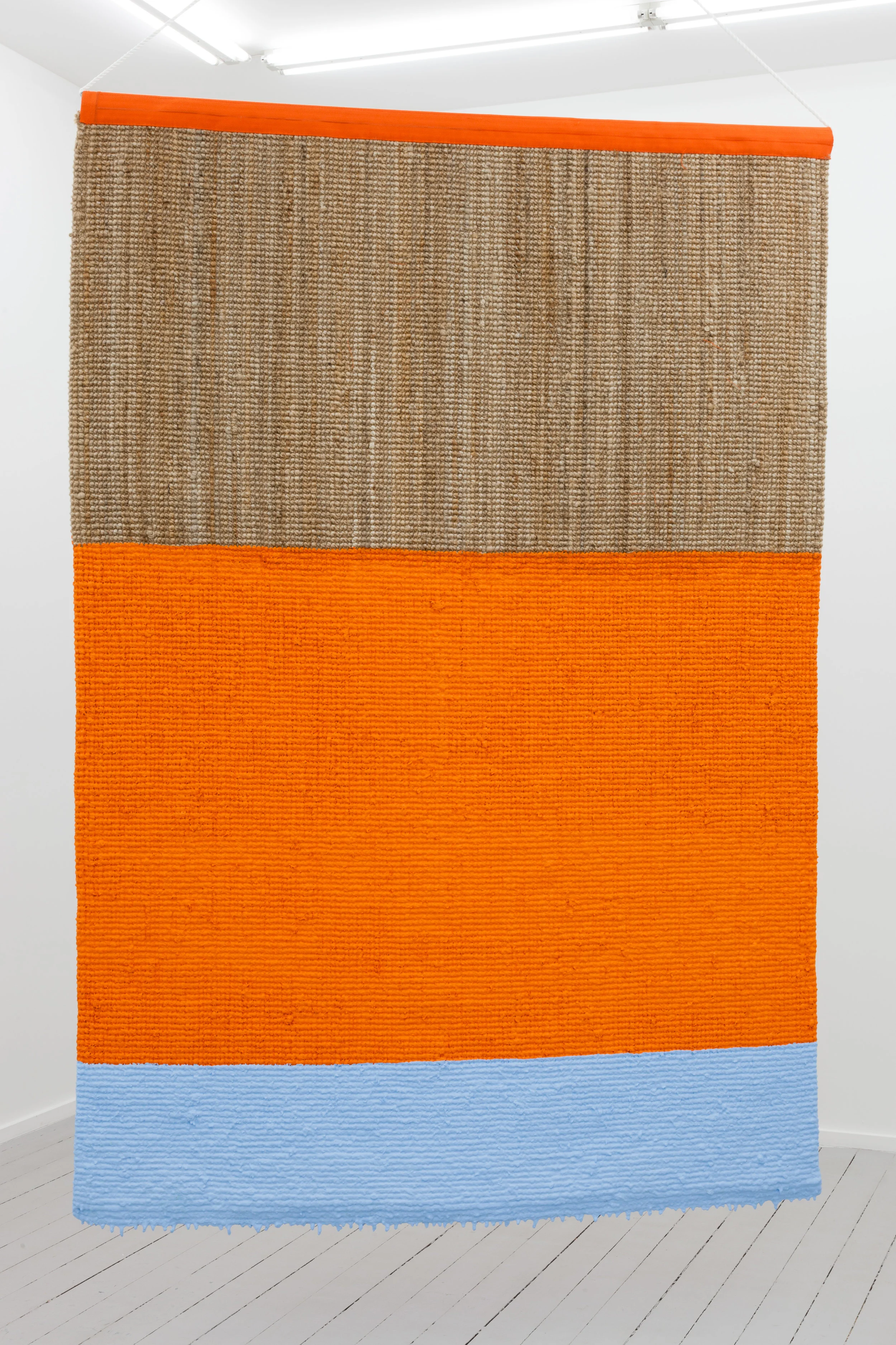 Marry me . 2017. Acrylic on jute. 230 x 160 cm.
