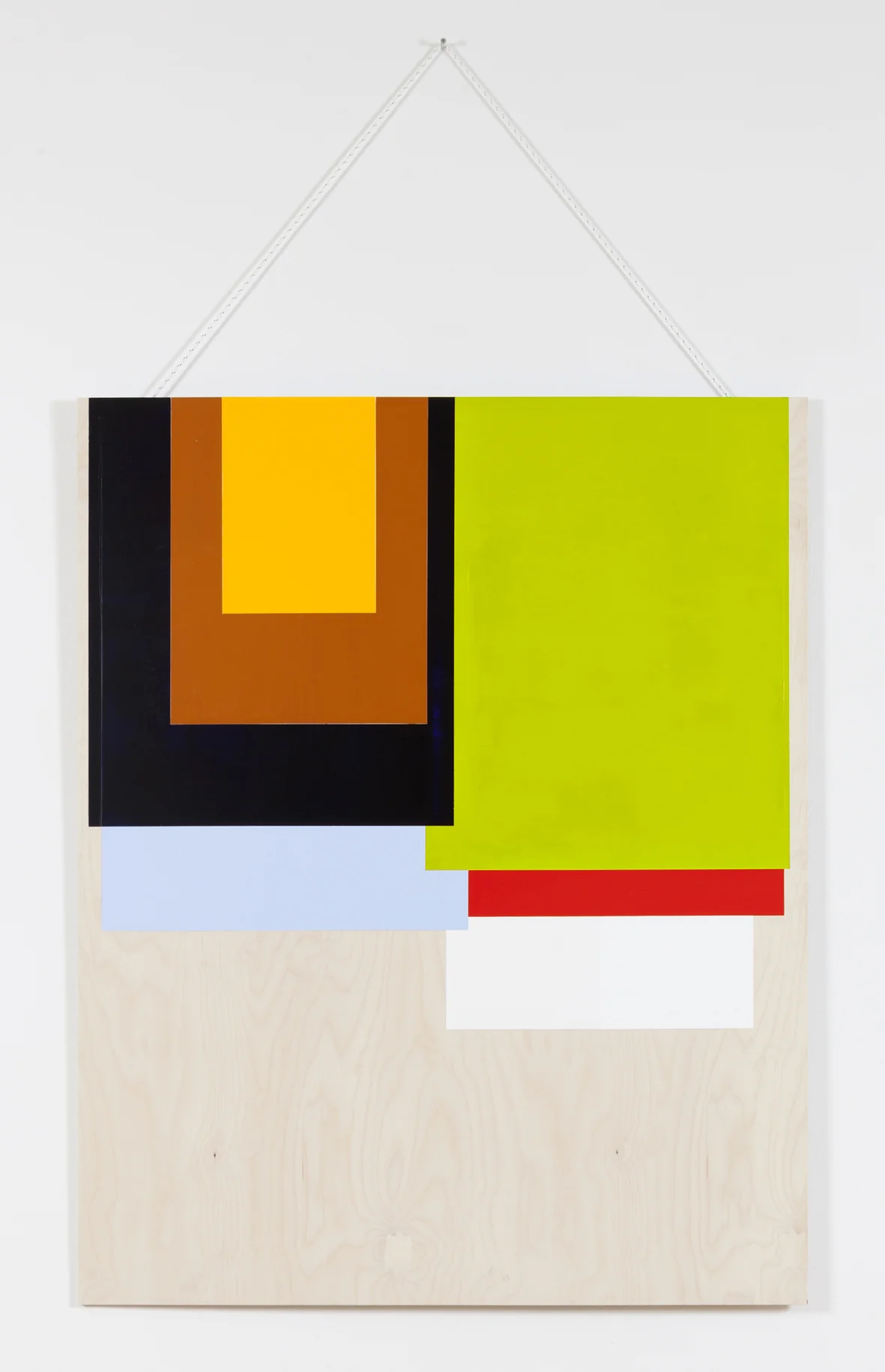 Collected Colors # 2 . 2015. Acrylic and wax on birch plywood. 125 x 100 cm.