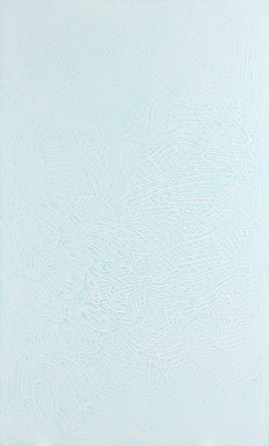  Fingerprint # 1. 2014. Acrylic on alucore. 208x125 cm. 