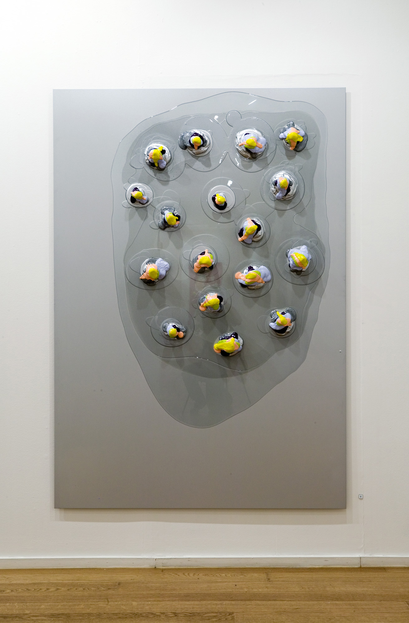   Smack . 2005. Lacquer and epoxy on aluminium. 180 x 125 cm. 