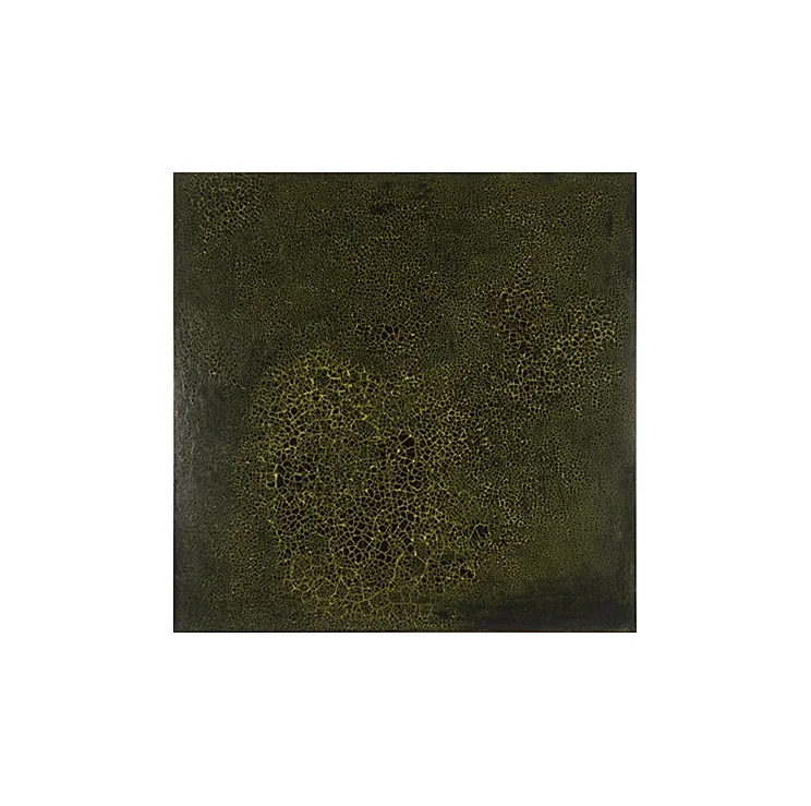 Krakelering # 4 . 1995. Lacquer, oil and pigment on birch plywood. 140 x 140 cm.