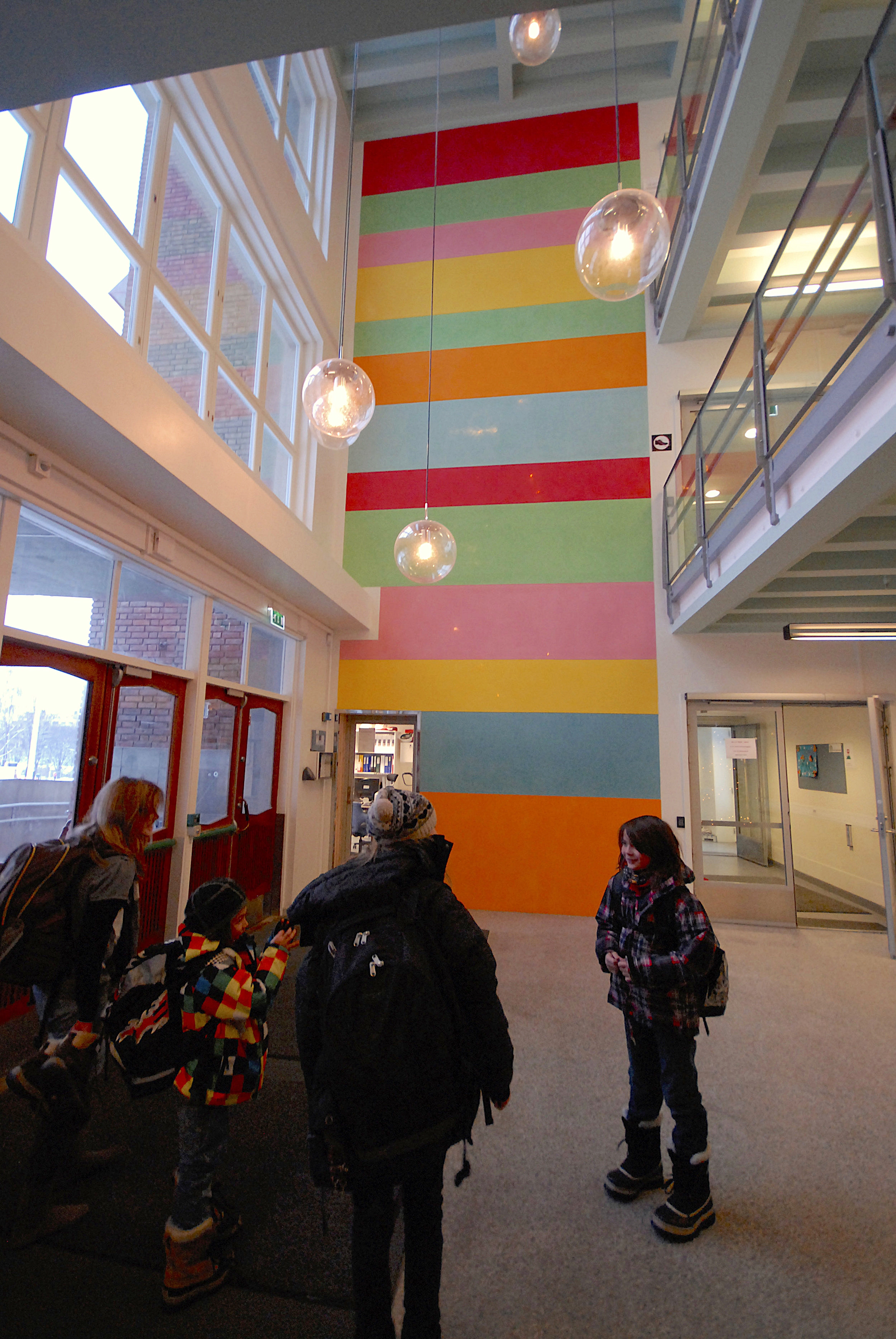   Lollipop . 2009. Marienlyst barneskole. Oslo. Marmorino. 