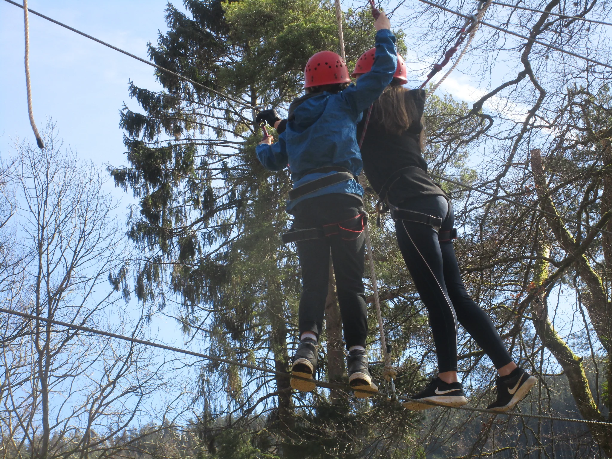 First High Ropes Challenge session of the year.