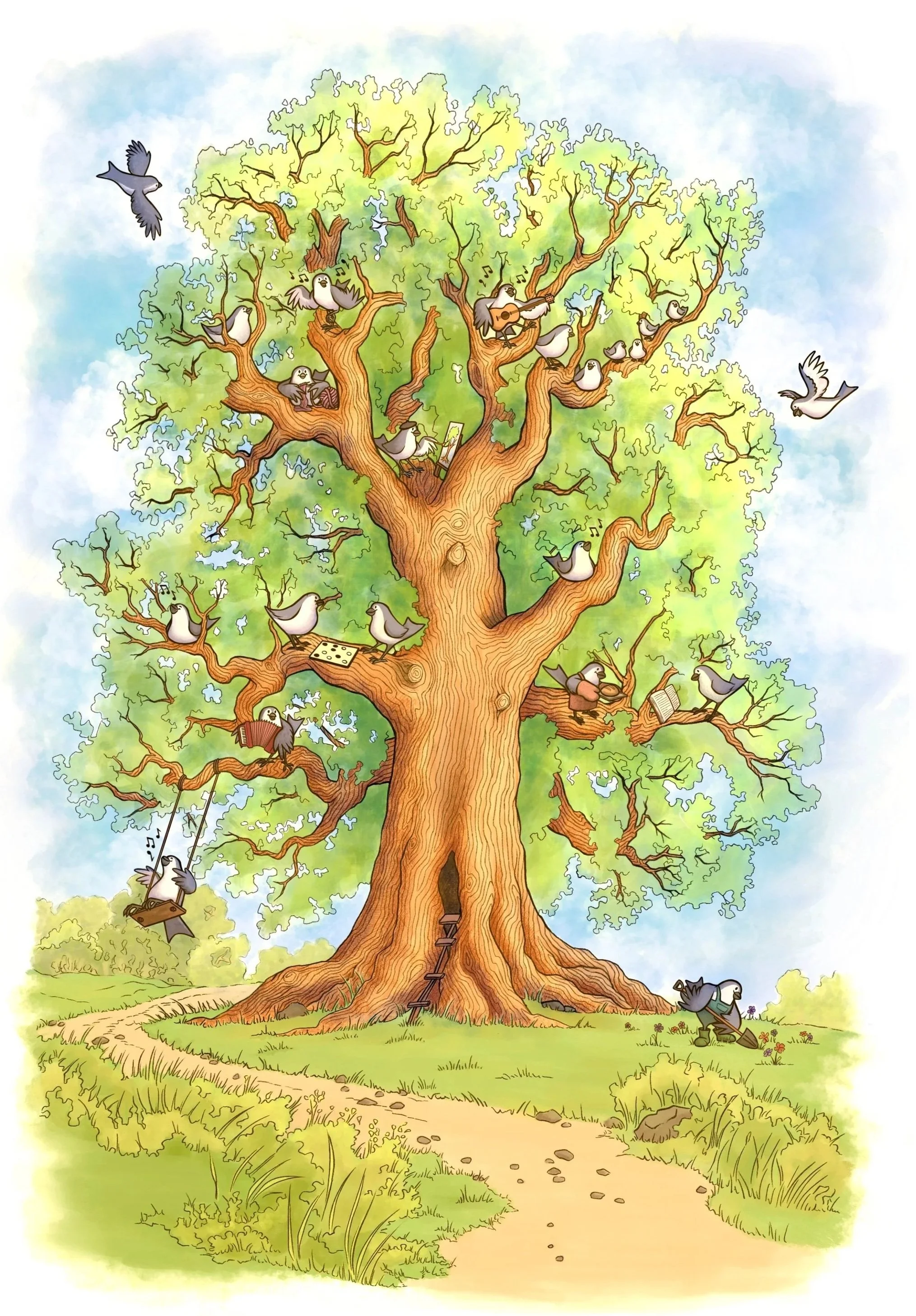 Bird in the Tree