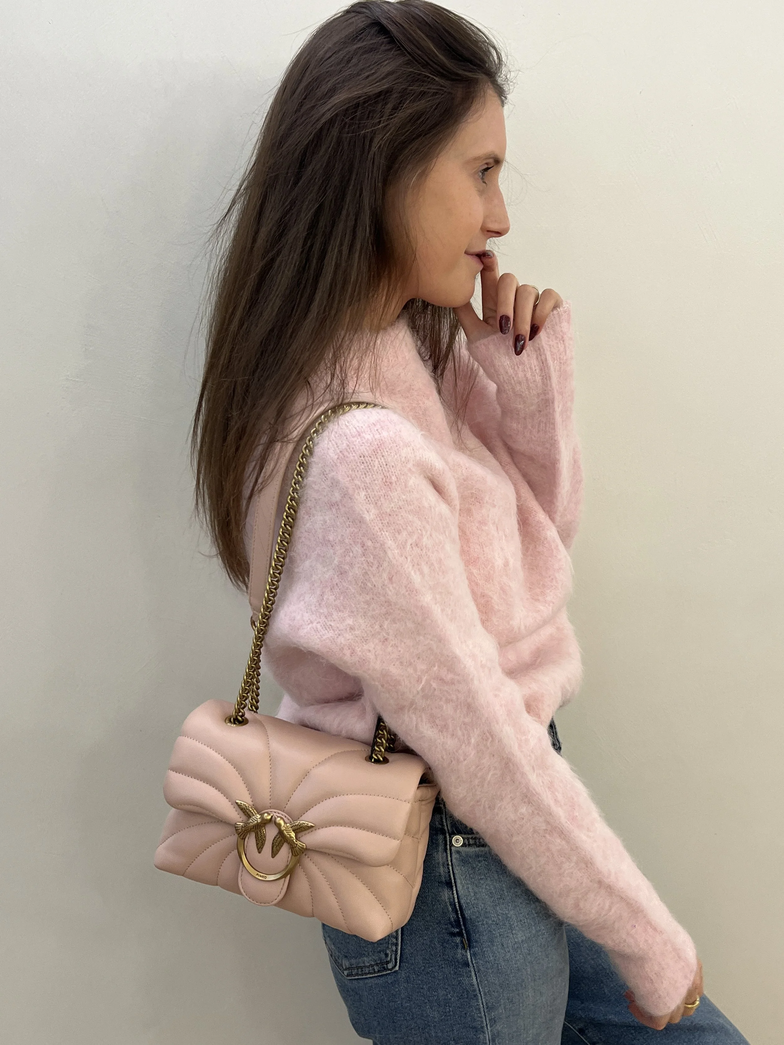 Pinko handtas in lichtroze