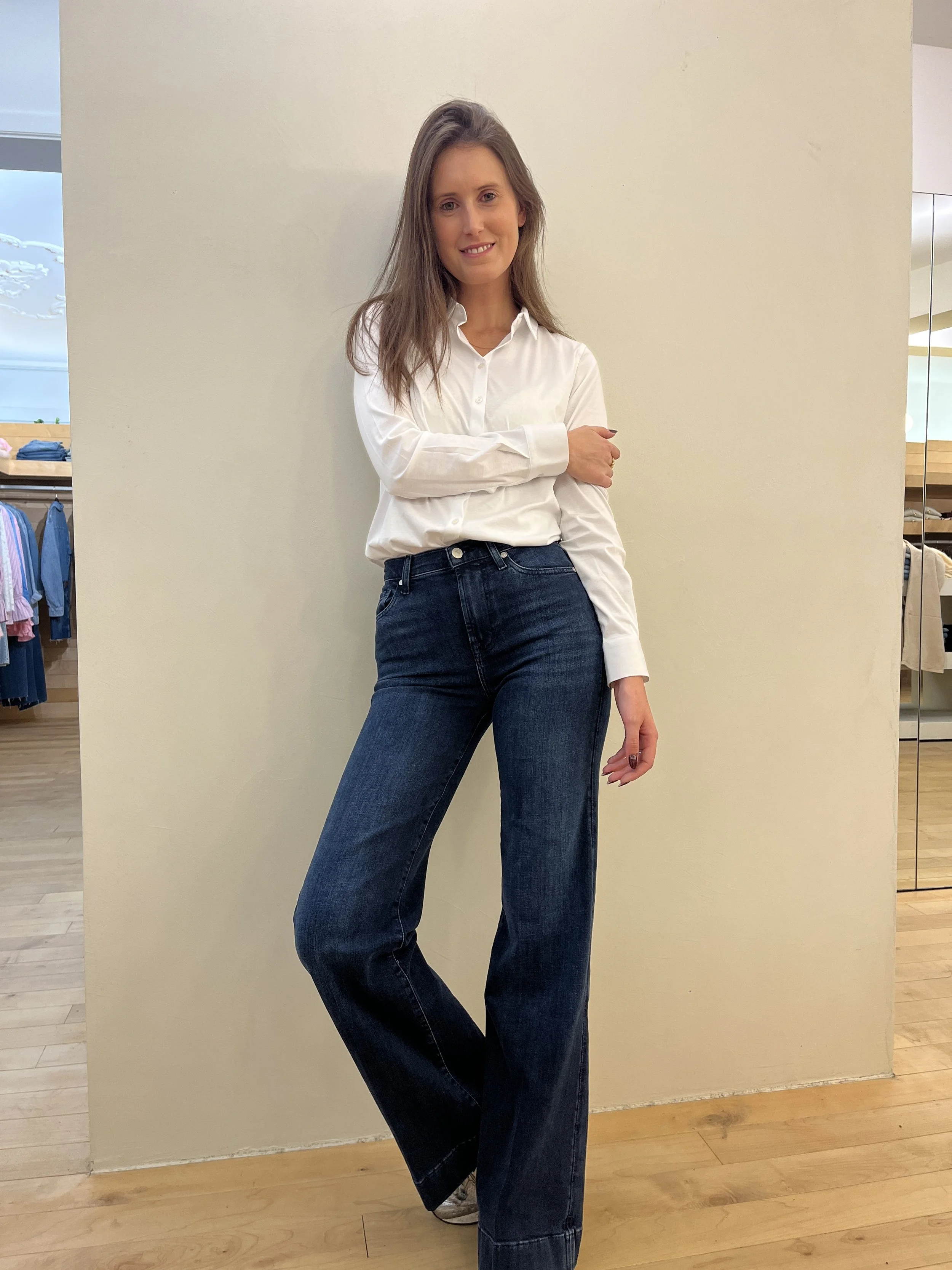 7 For All Mankind – Modern Dojo Wide Leg Jeans