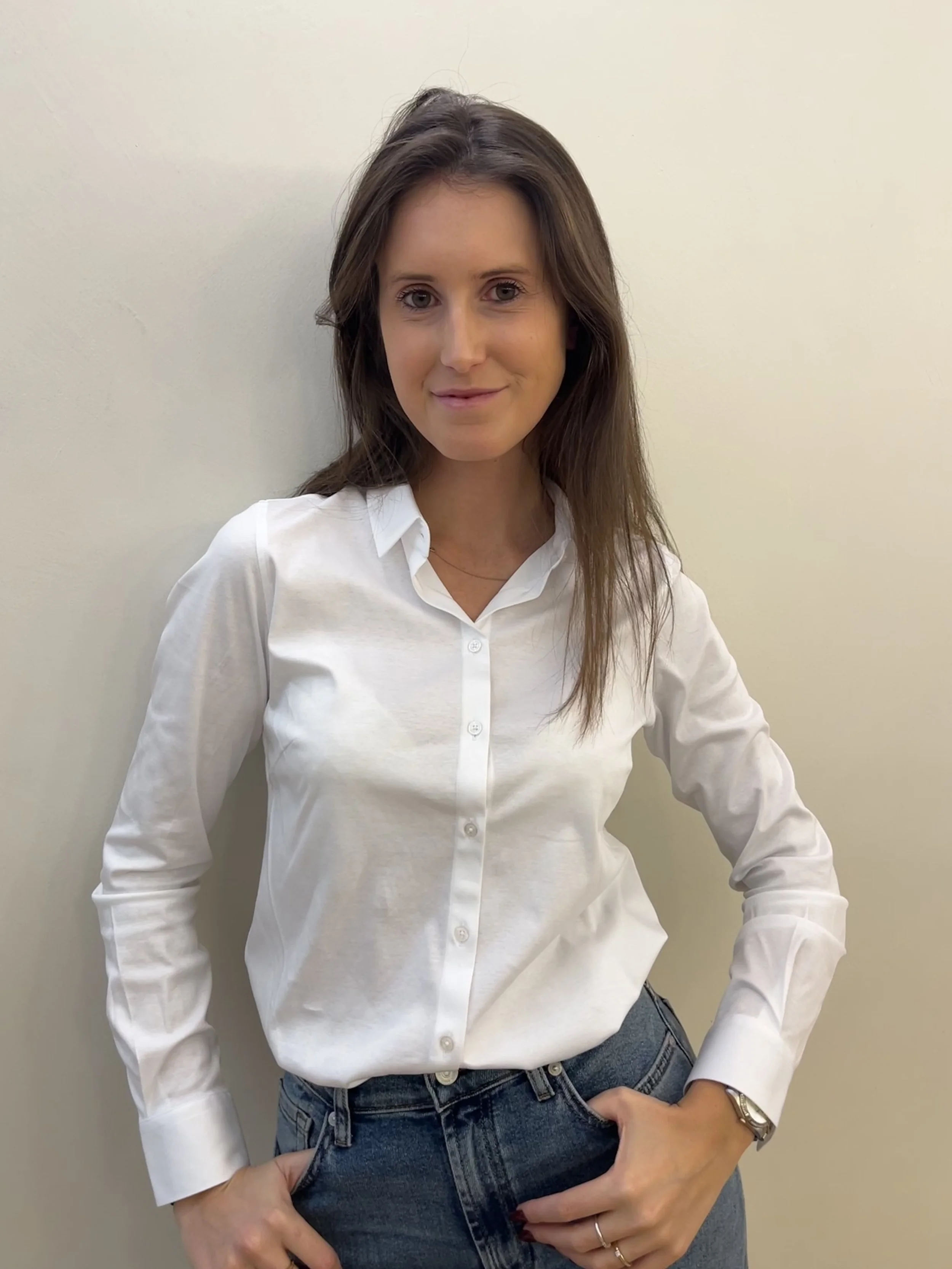 Witte basis blouse Mos Mosh