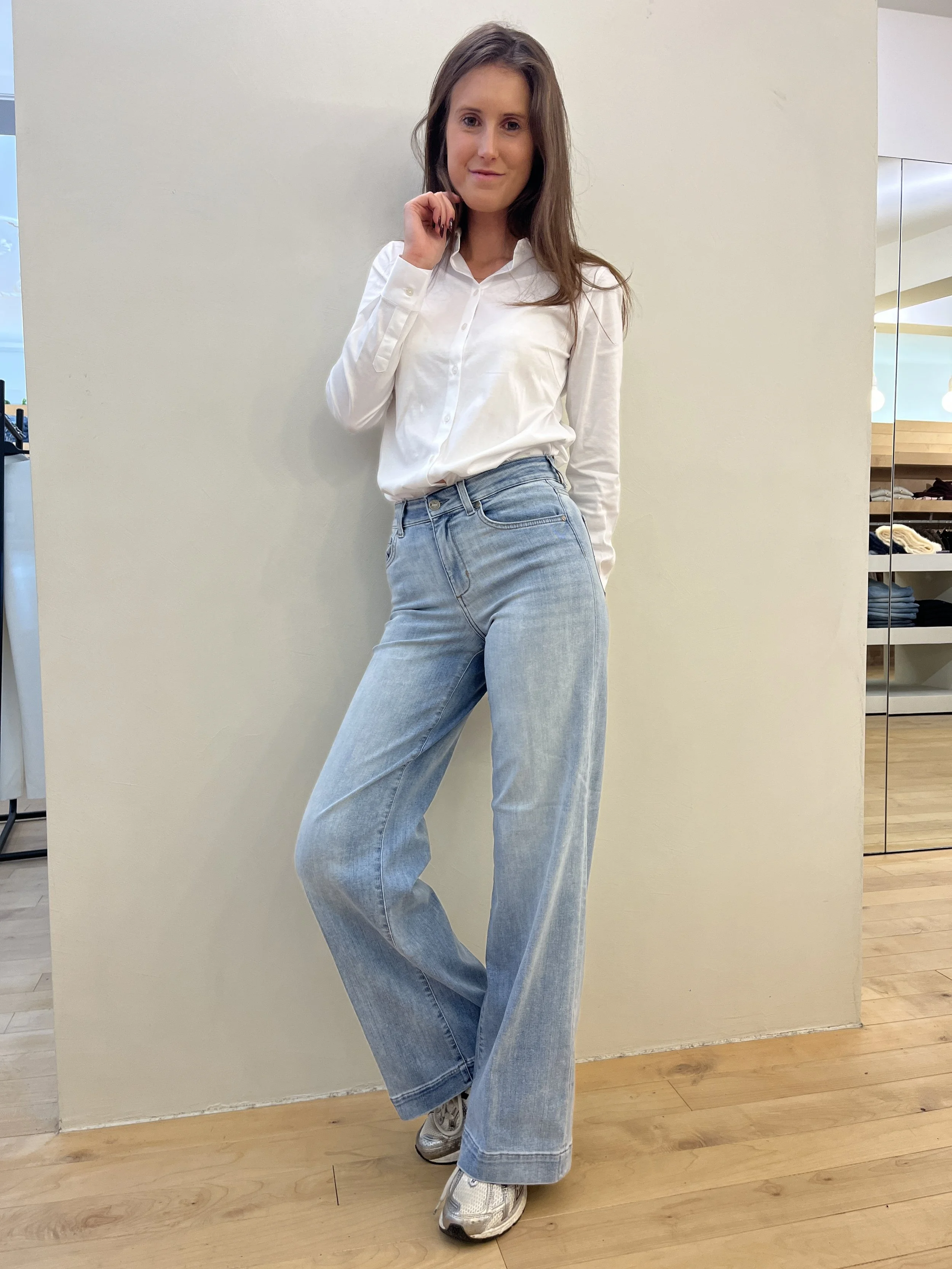 Liu Jo Flair Jeans – Lichte Wash met Strass