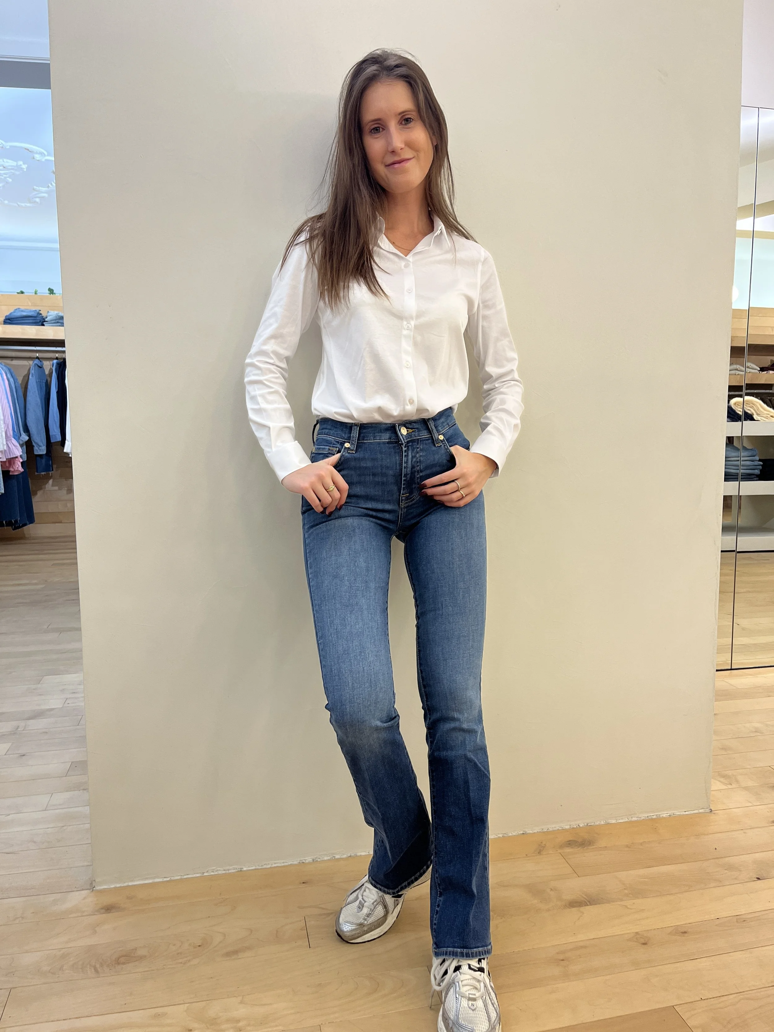 7 For All Mankind – Smalle Bootcut Jeans