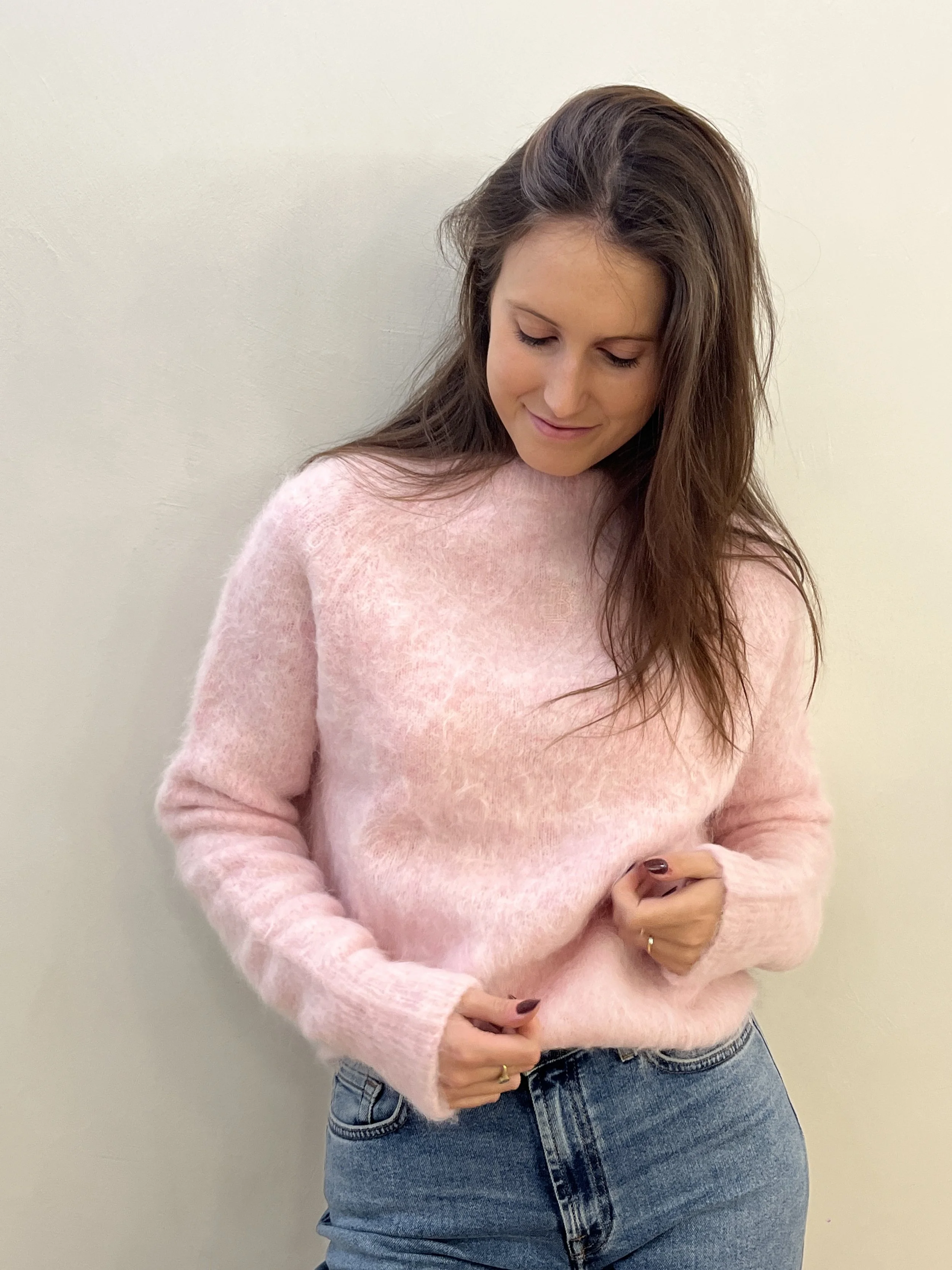 Ibana trui in light rose