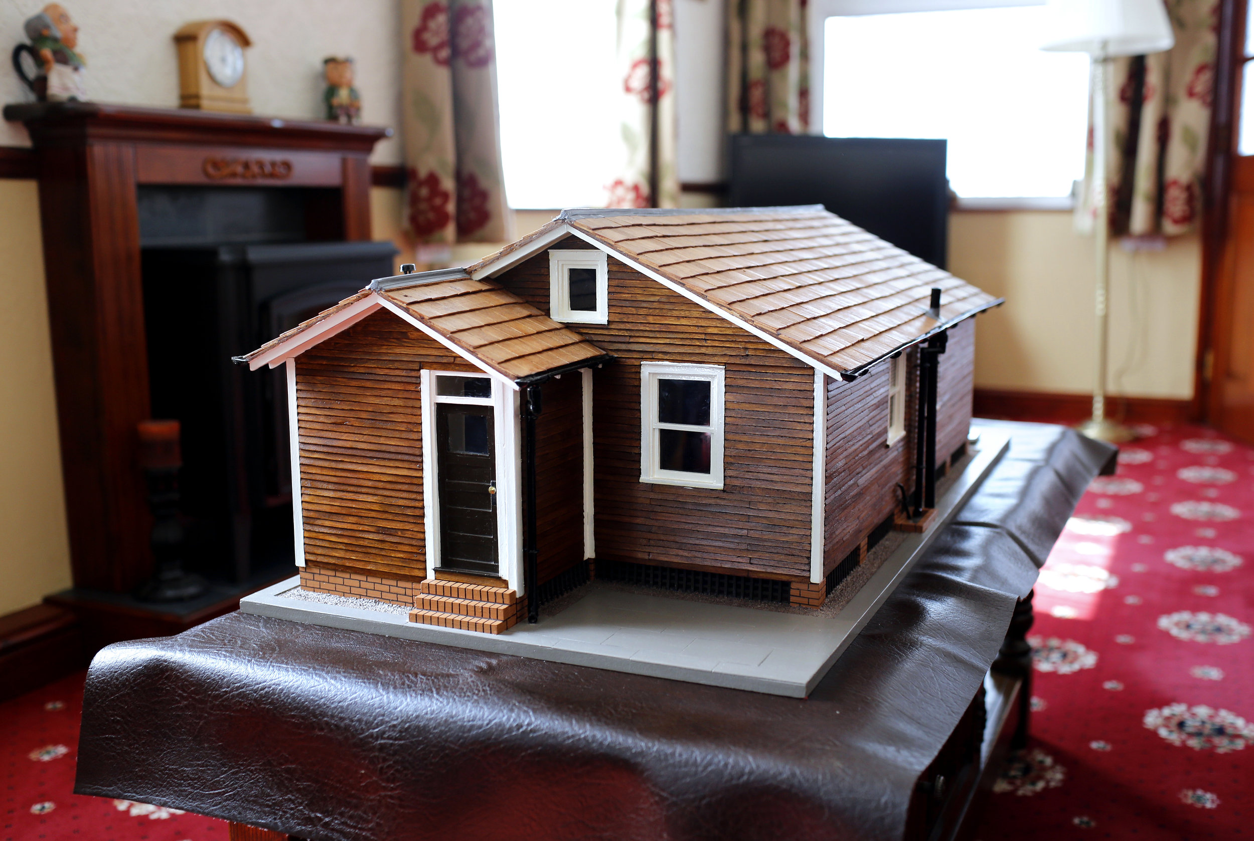 Model of an Austin Village House