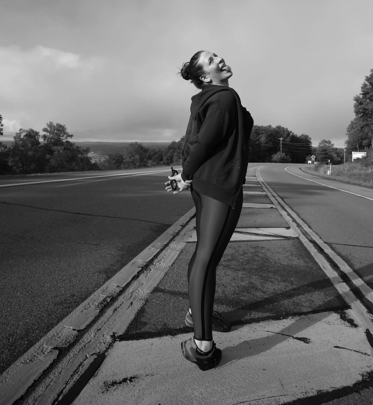 Greetings from the middle of the road