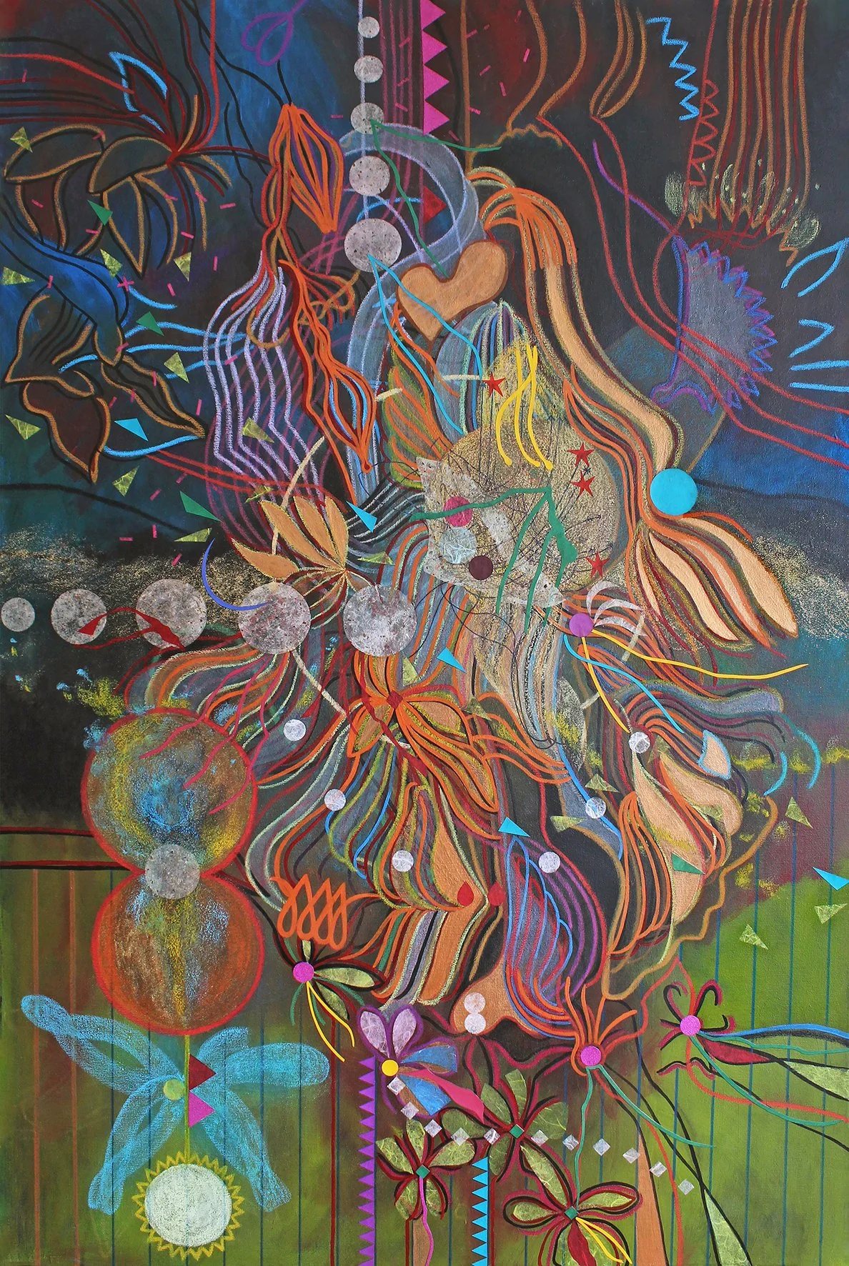 Silence Talks

Mixed techniques on cotton canvas, 150 x 100 cm, 2022