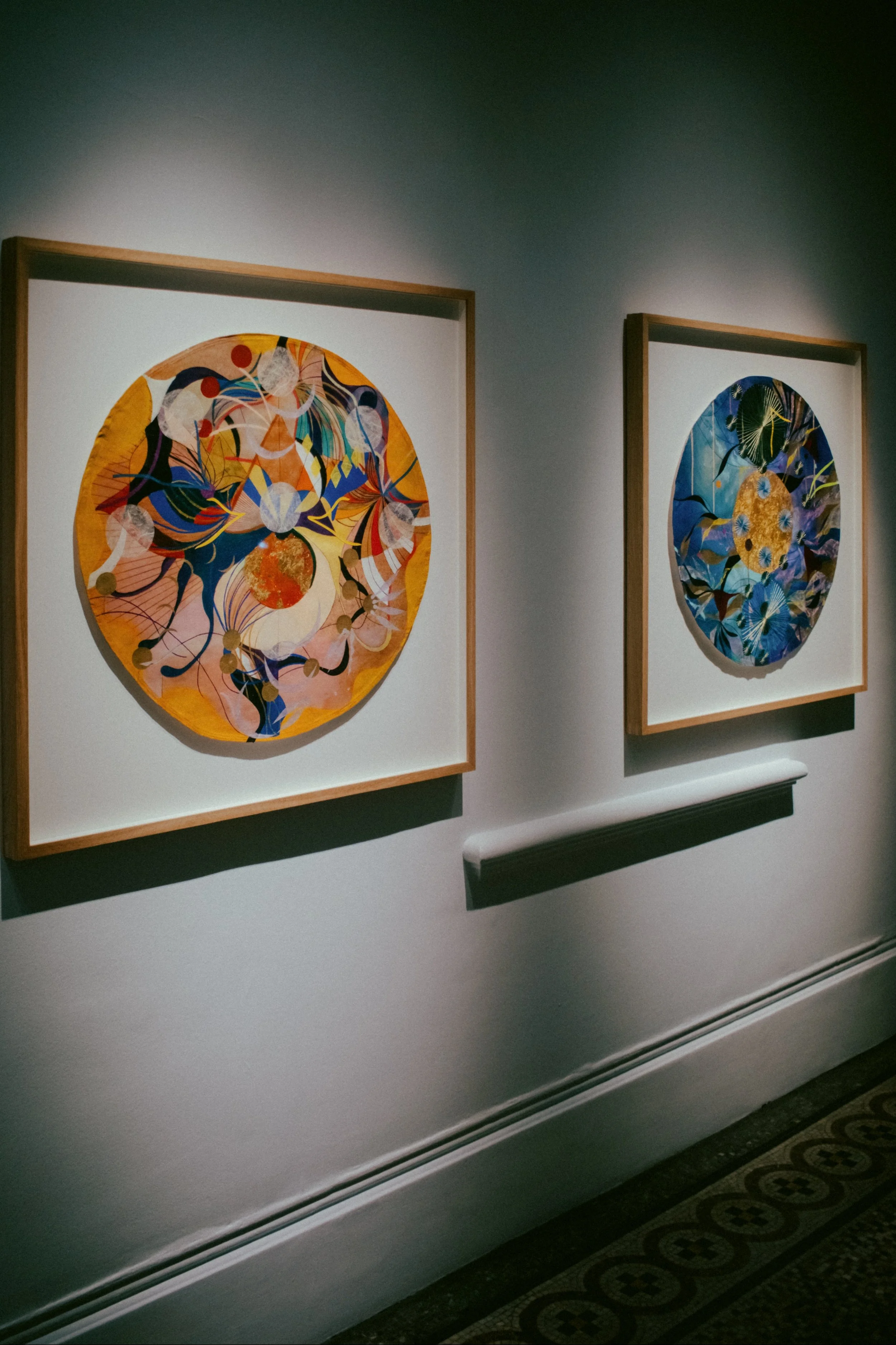 Cartography Of The Heart I & III (Installation view)