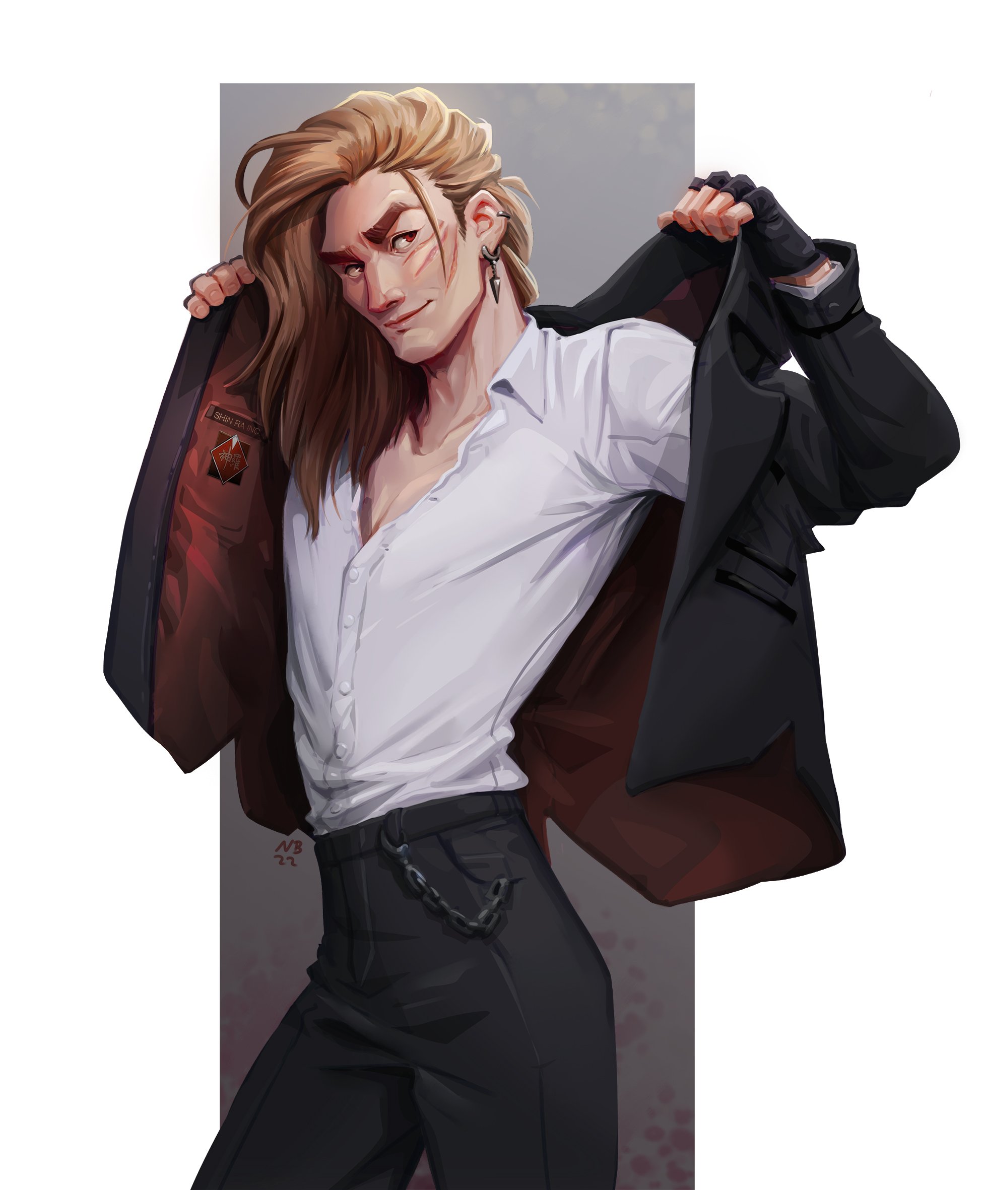 Zaix - Turks (FF7, personal Character Design)