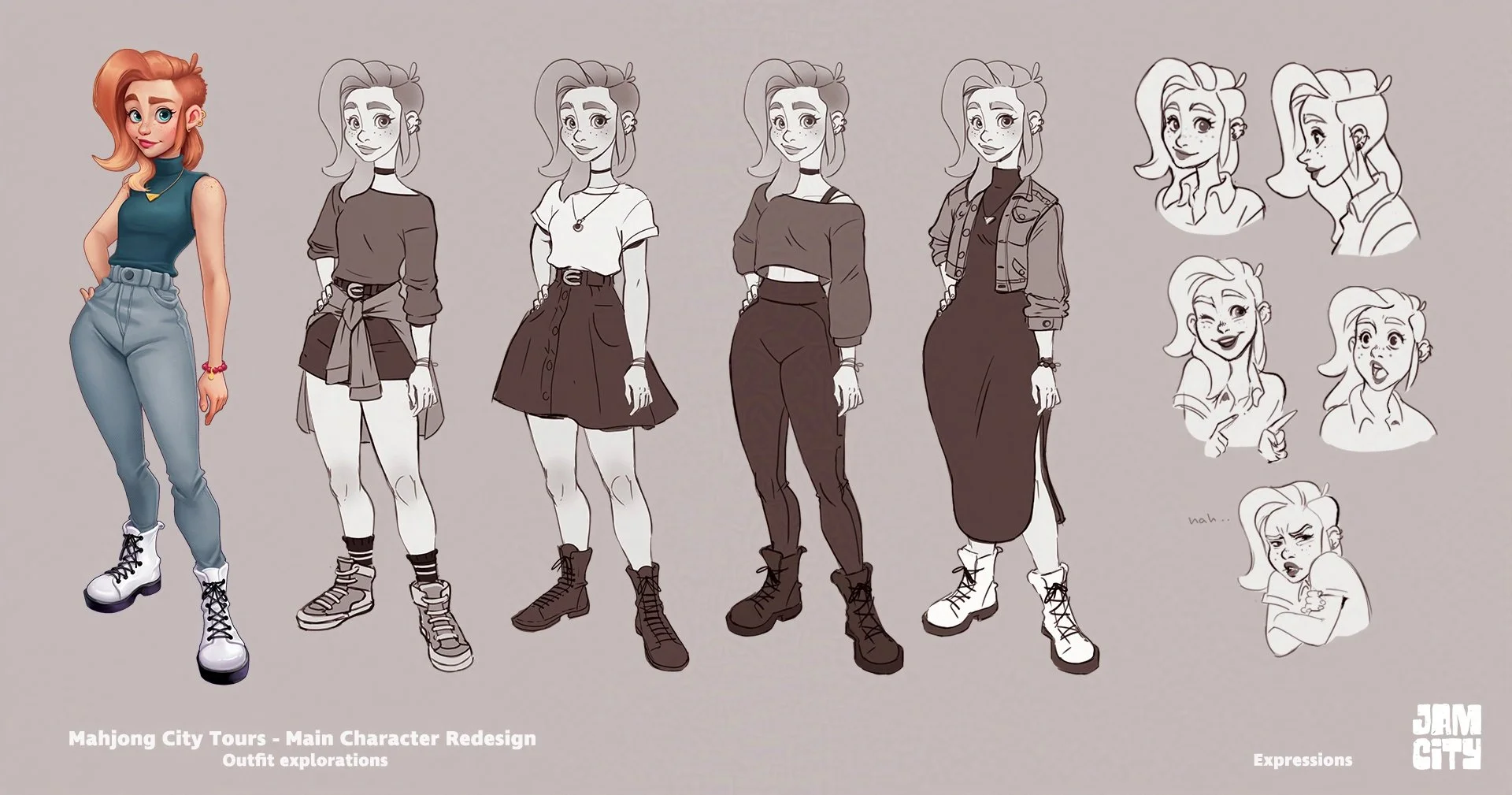 Character Redesign - Mahjong City Tours