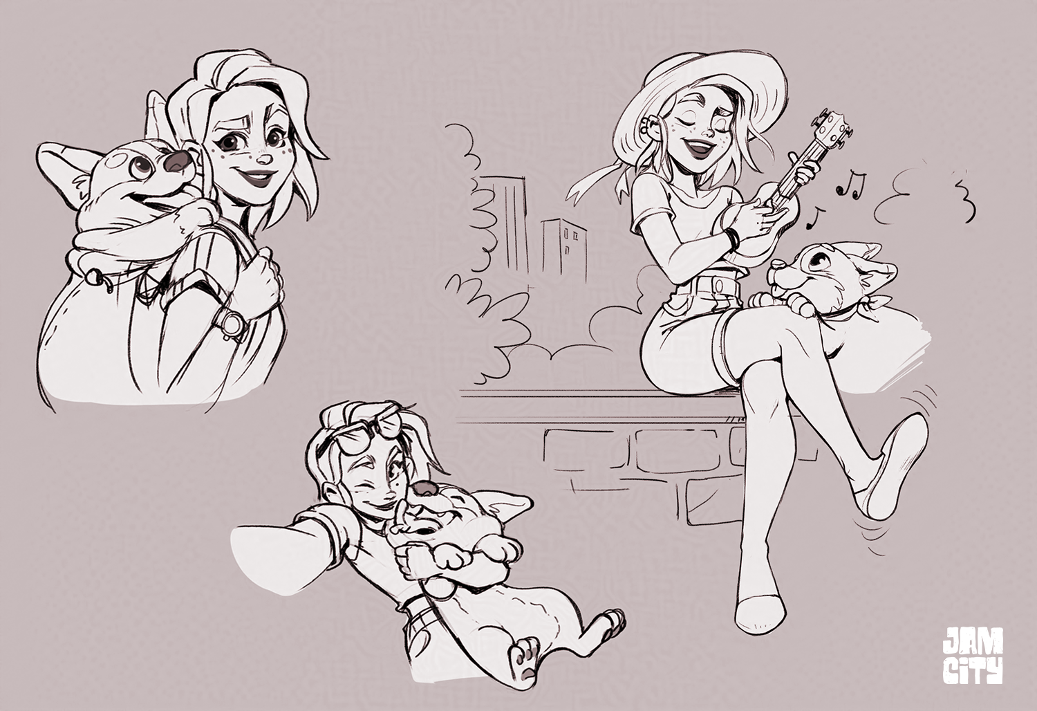 Character Explorations - Mahjong City Tours