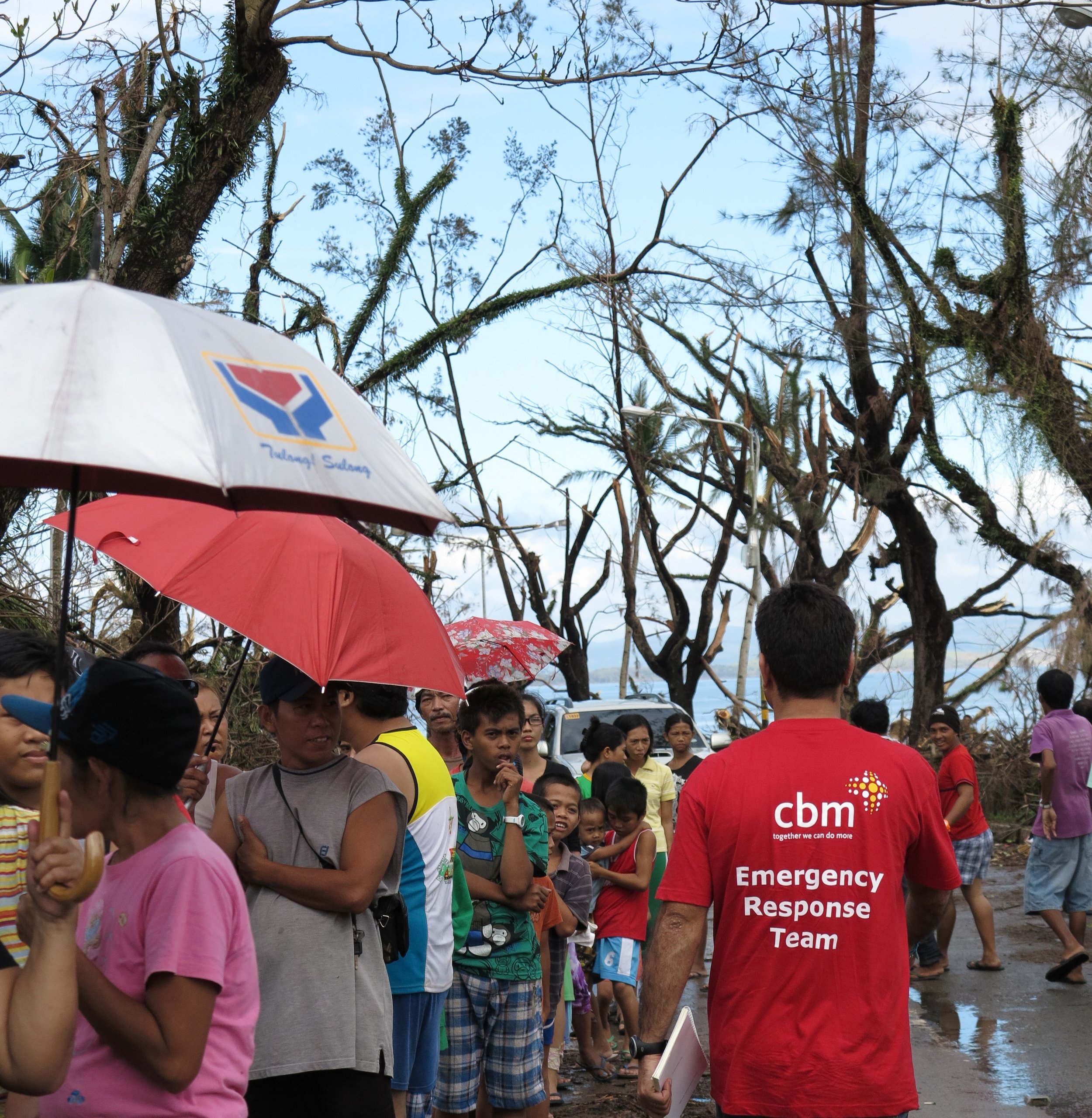 CBM's Emergency Response Team helps people after a disaster