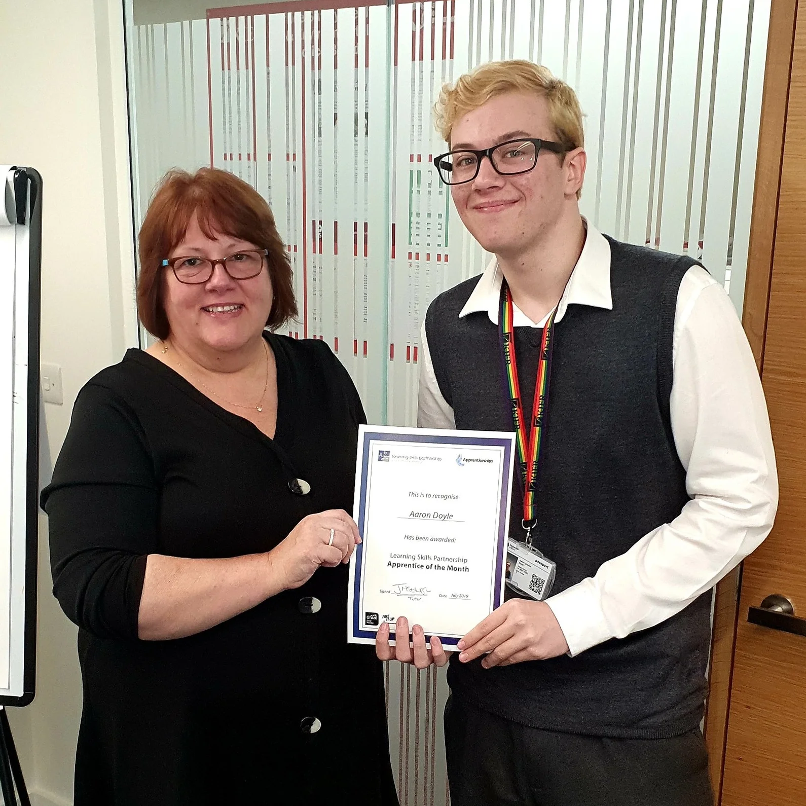 Apprentice of the Month - July 19