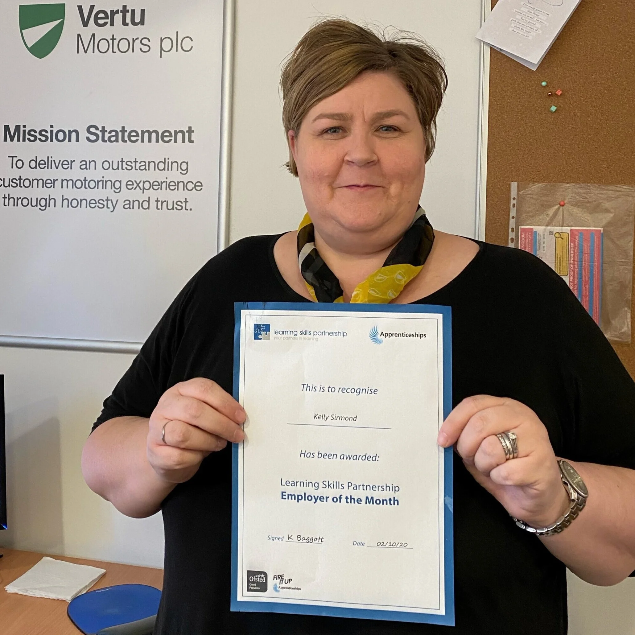 Line Manager of the Month - September 20