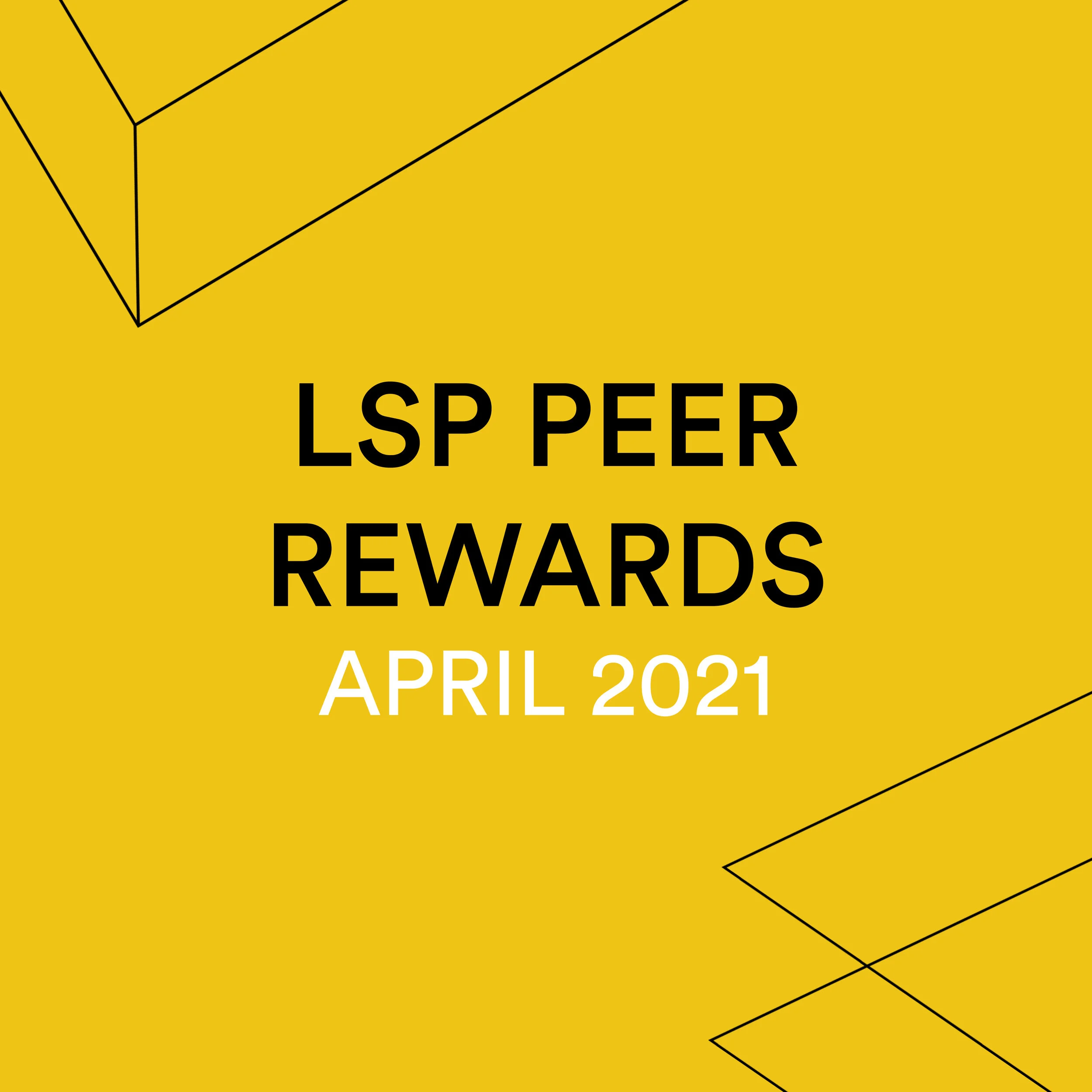 LSP Peer Rewards - April 2021