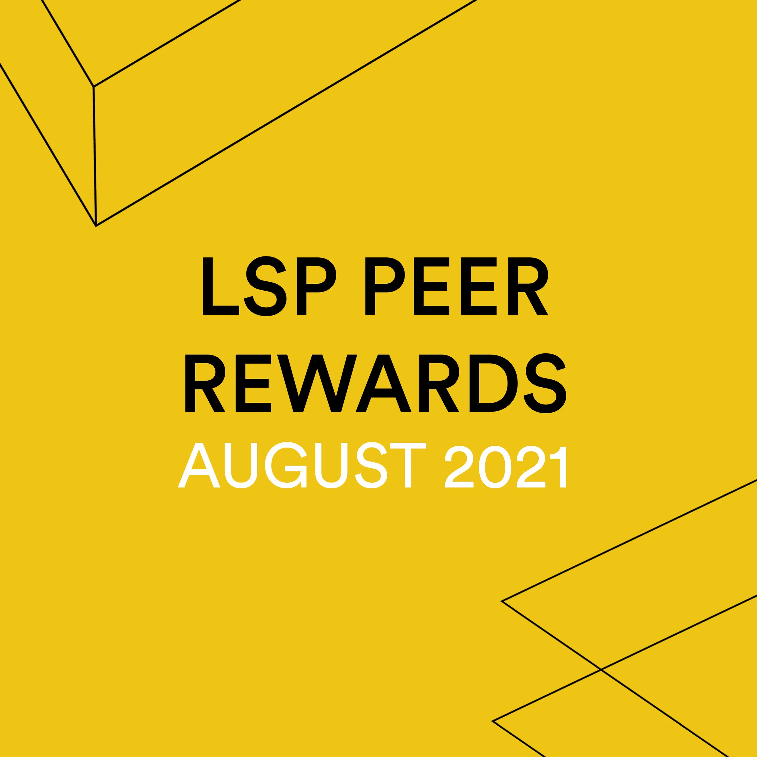 LSP Peer Rewards - August 2021