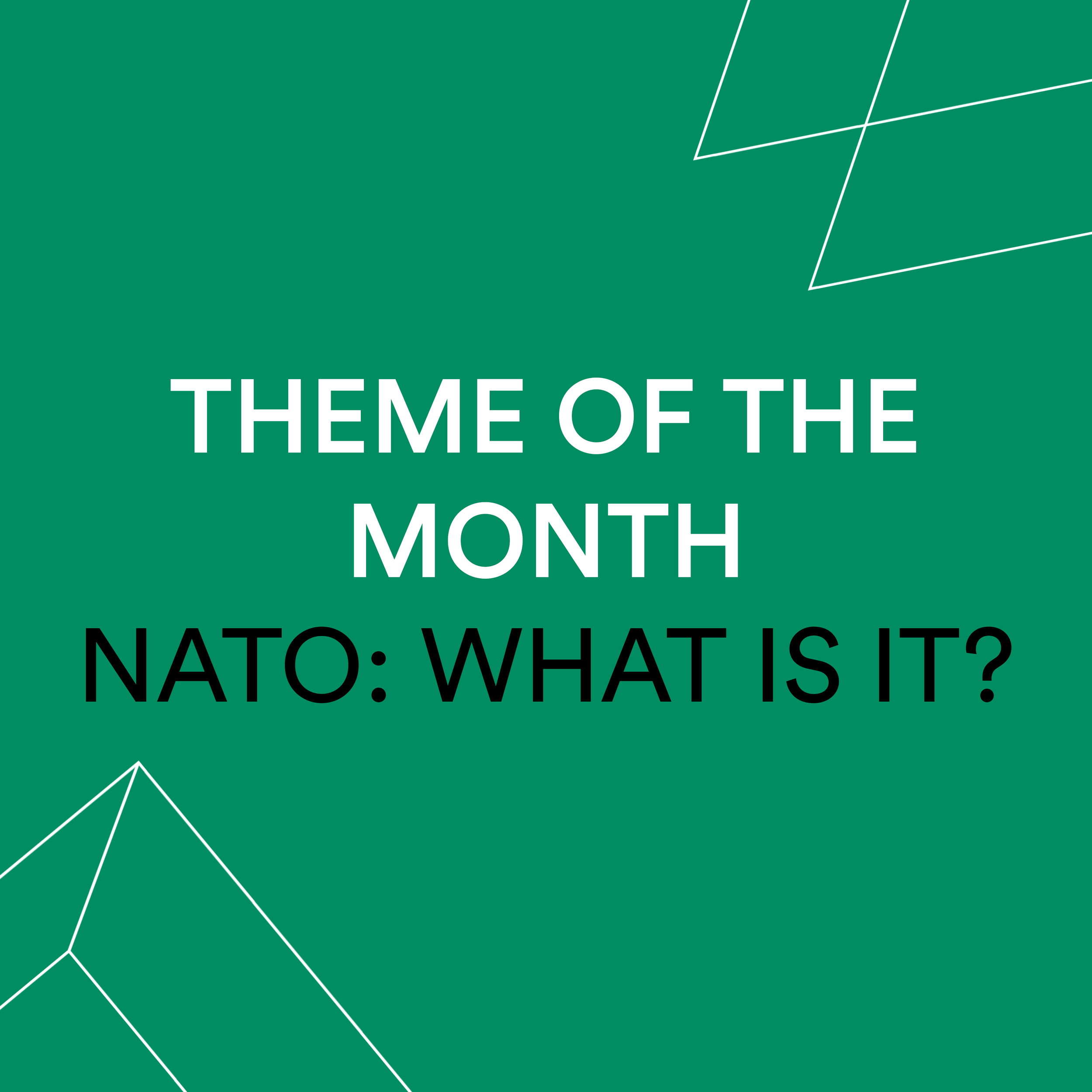 Theme of the Month - Nato: What is it?