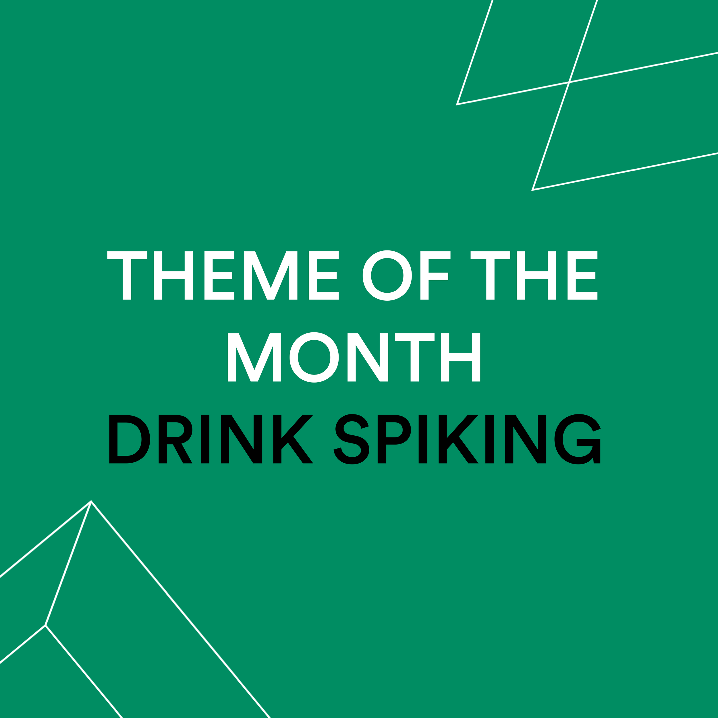Theme of the Month - Drink Spiking