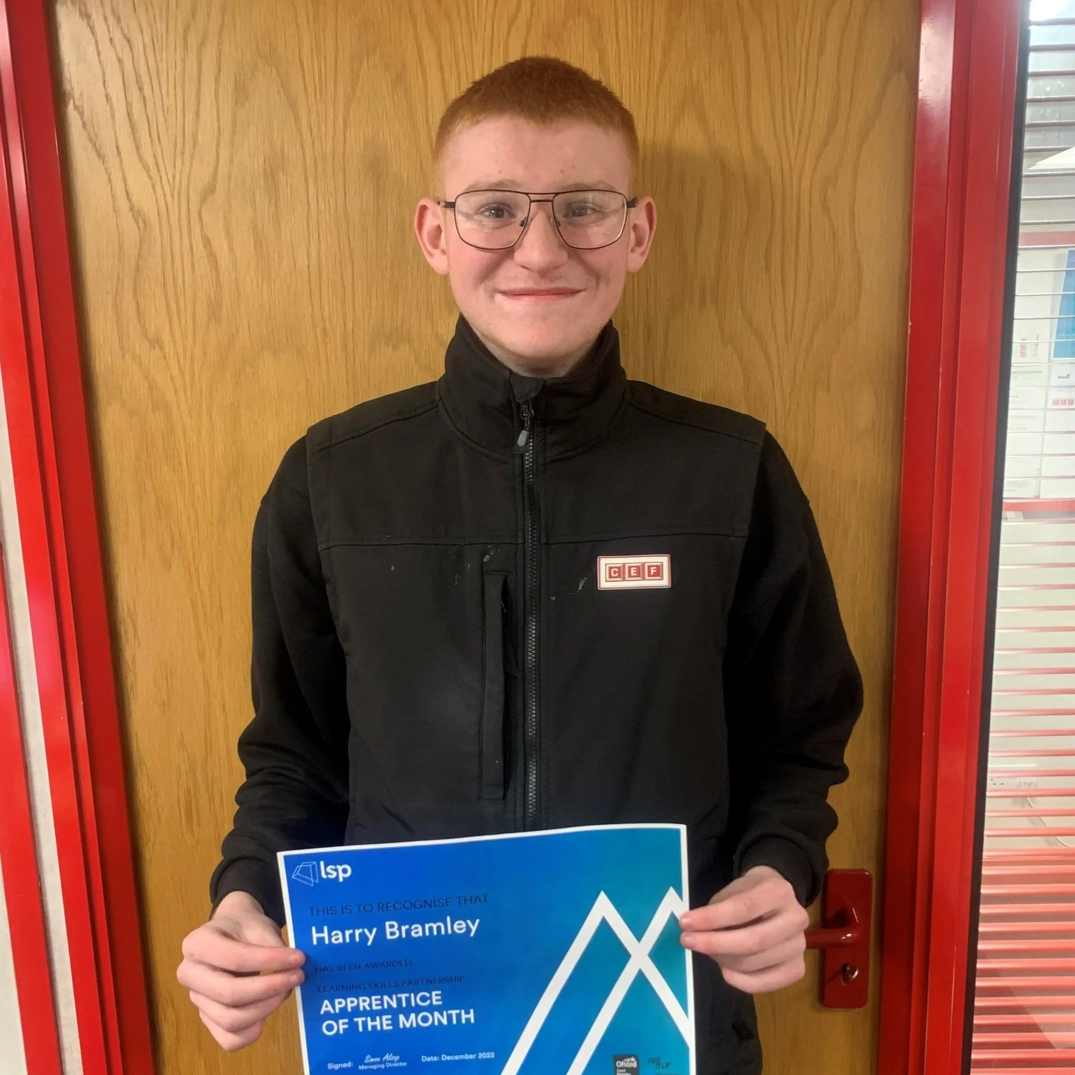 Apprentice of the Month - December 22