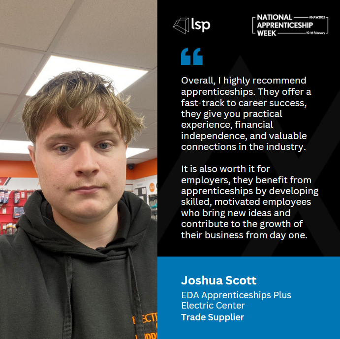 Joshua Scott - EDA Apprenticeships Plus (Electric Center)