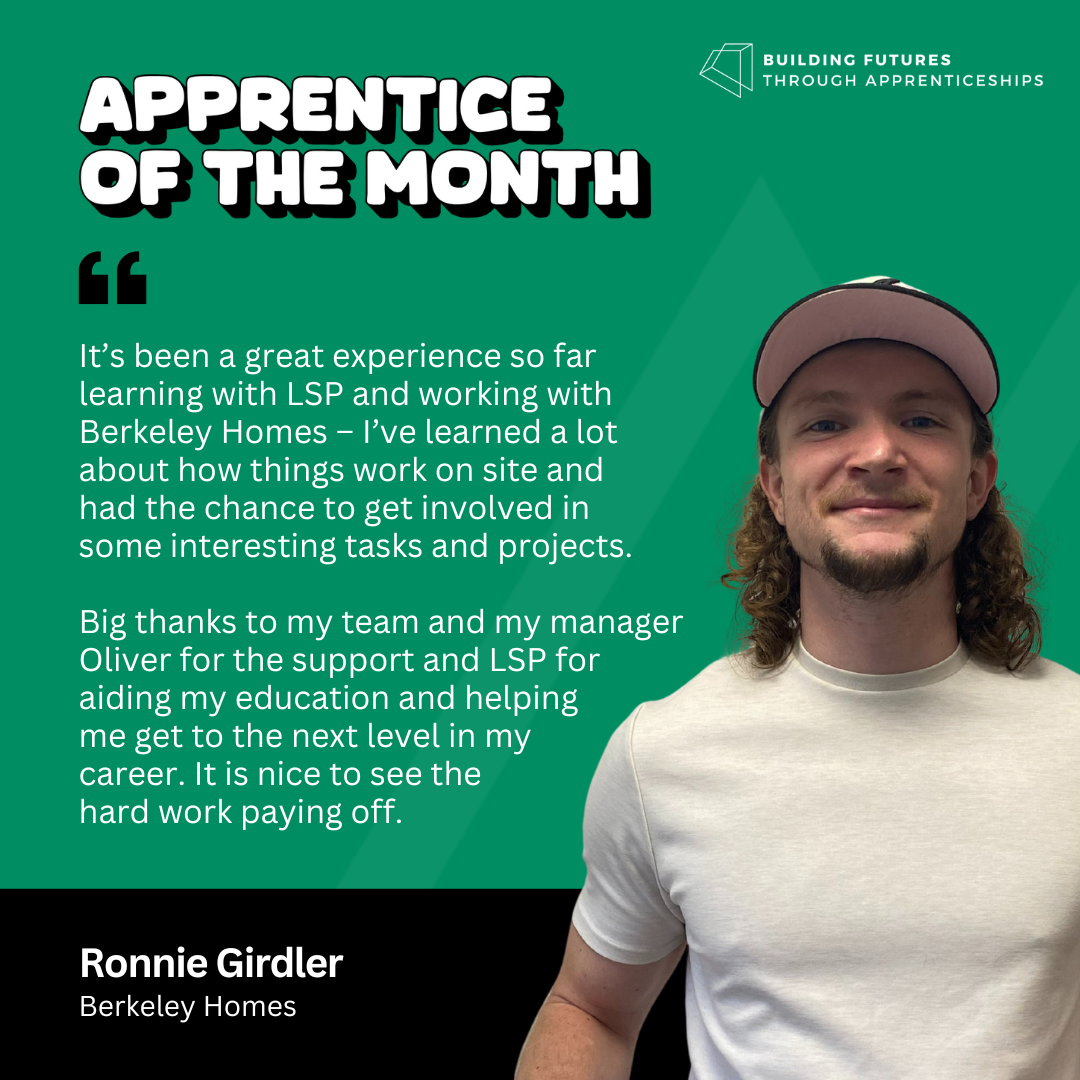 Apprentice of the Month - September 25