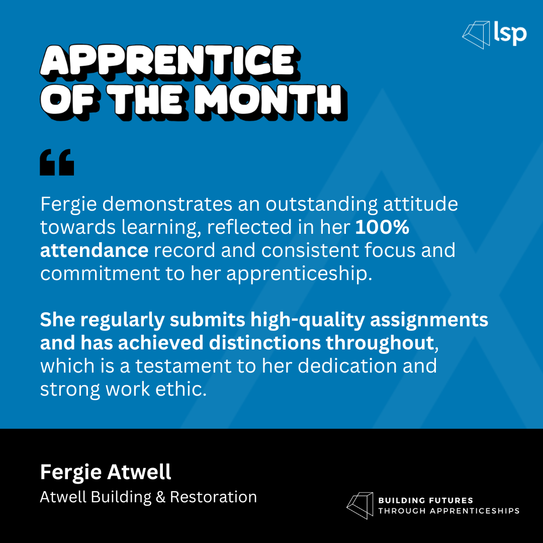 Apprentice of the Month - March 26