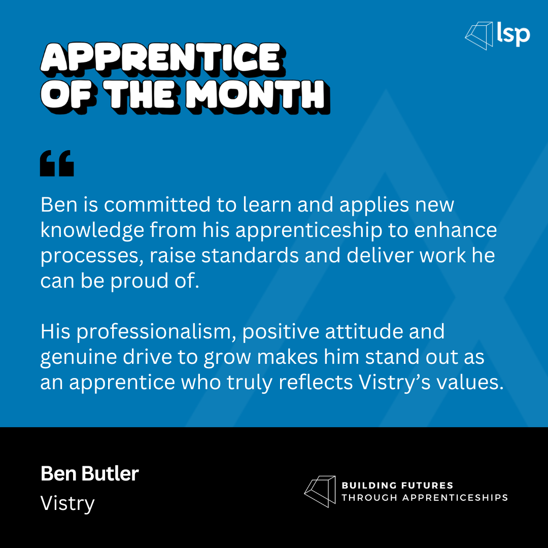 Apprentice of the Month - April 2026