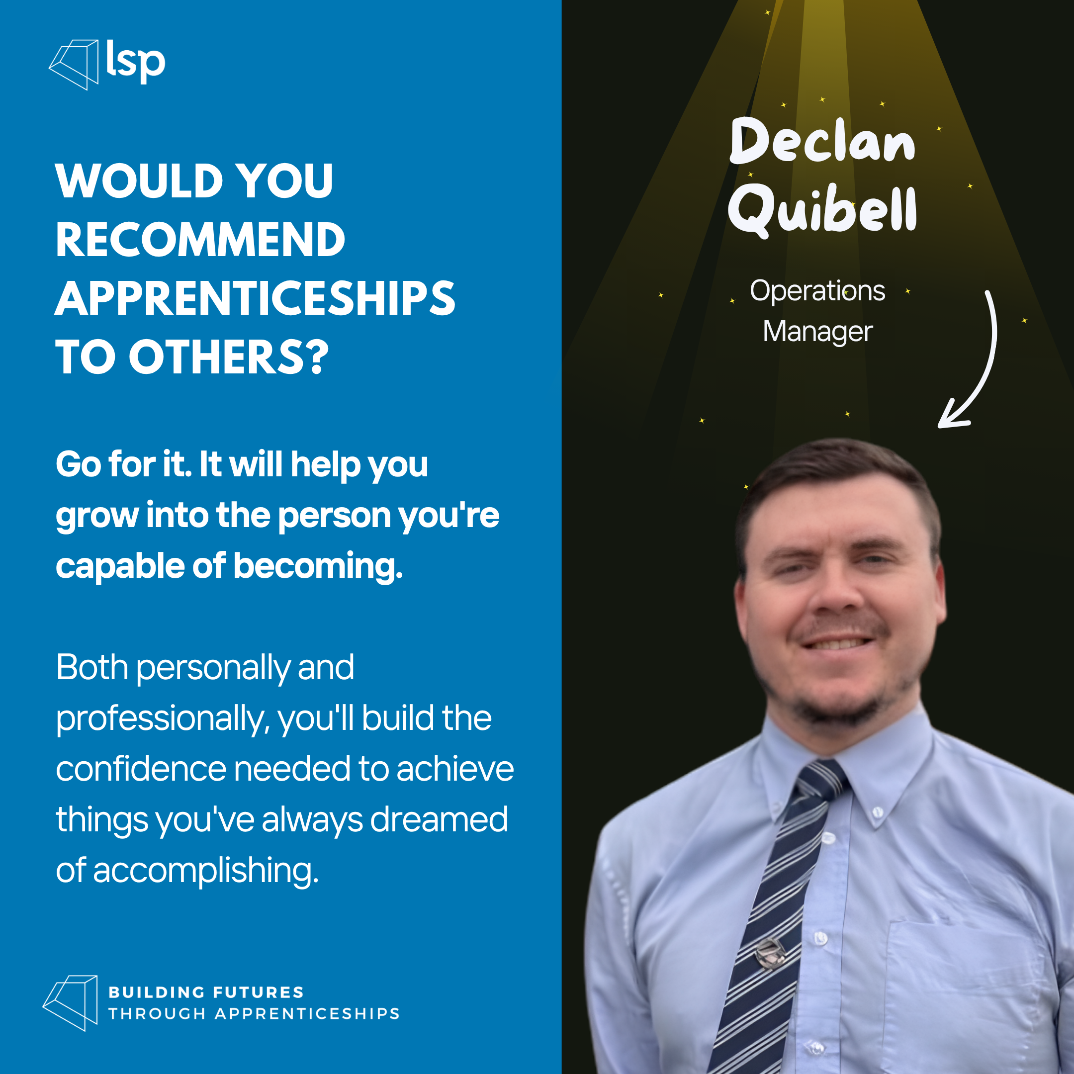 Alumni Spotlight - Declan Quibell