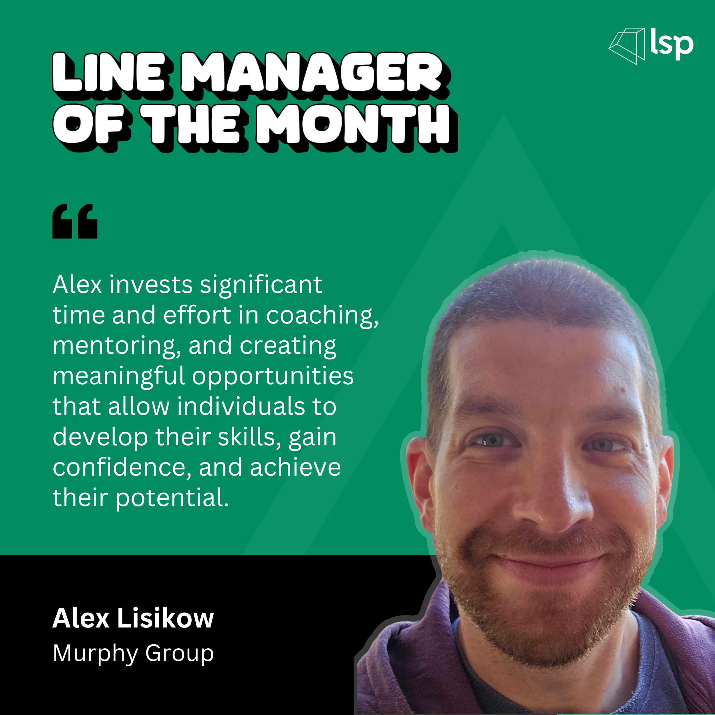 Line Manager of the Month - August 26
