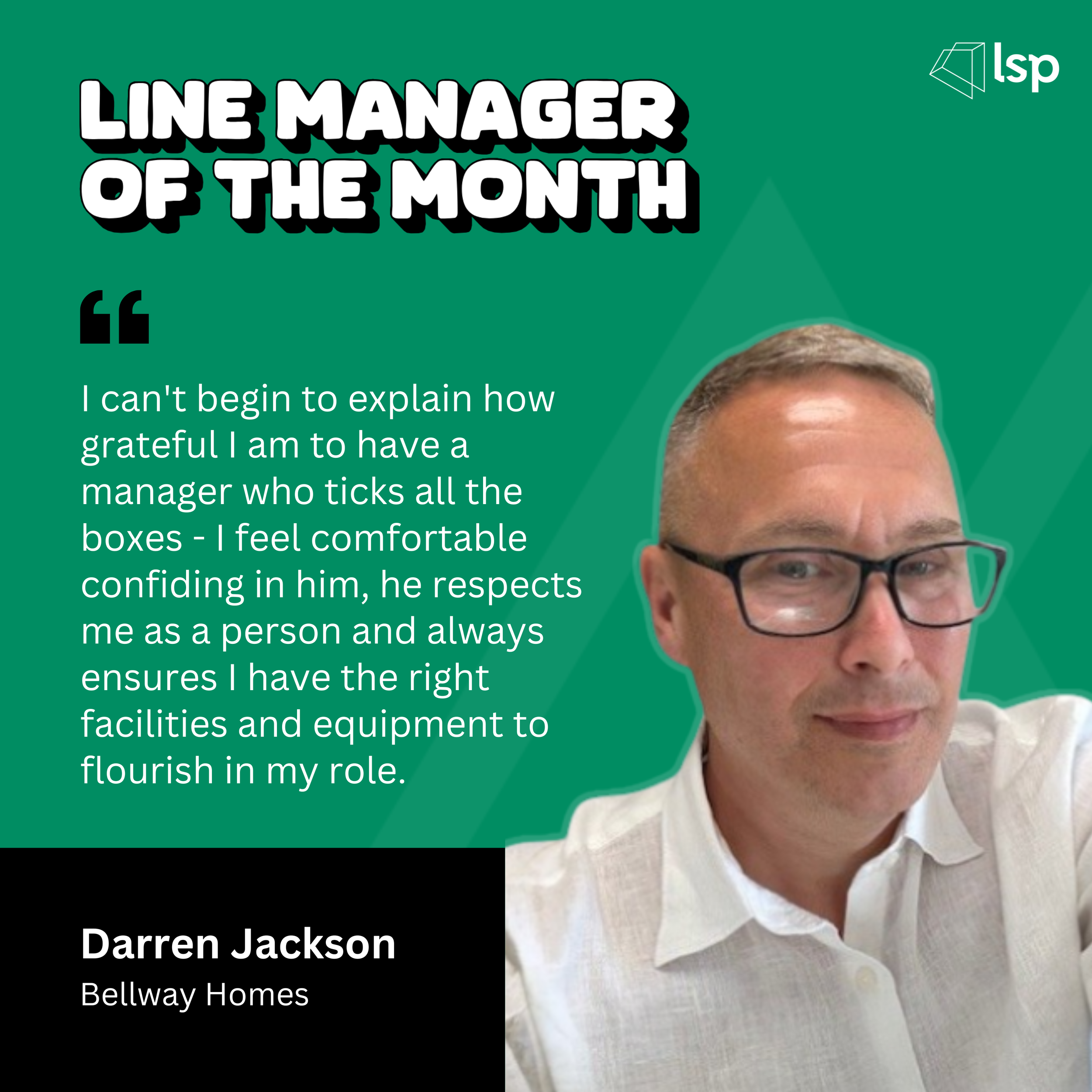Line Manager of The Month - February 26 — Learning Skills Partnership
