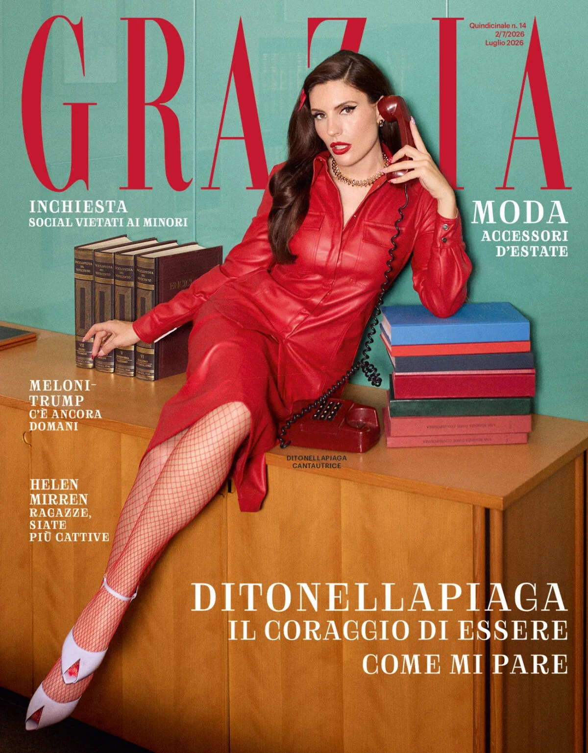  Cover story   Ditonellapiaga  Styled by Lorenzo Oddo Hair: Danilo Spacca Mua: Sonia Veleno  Nails: Unghiedellamadonna   