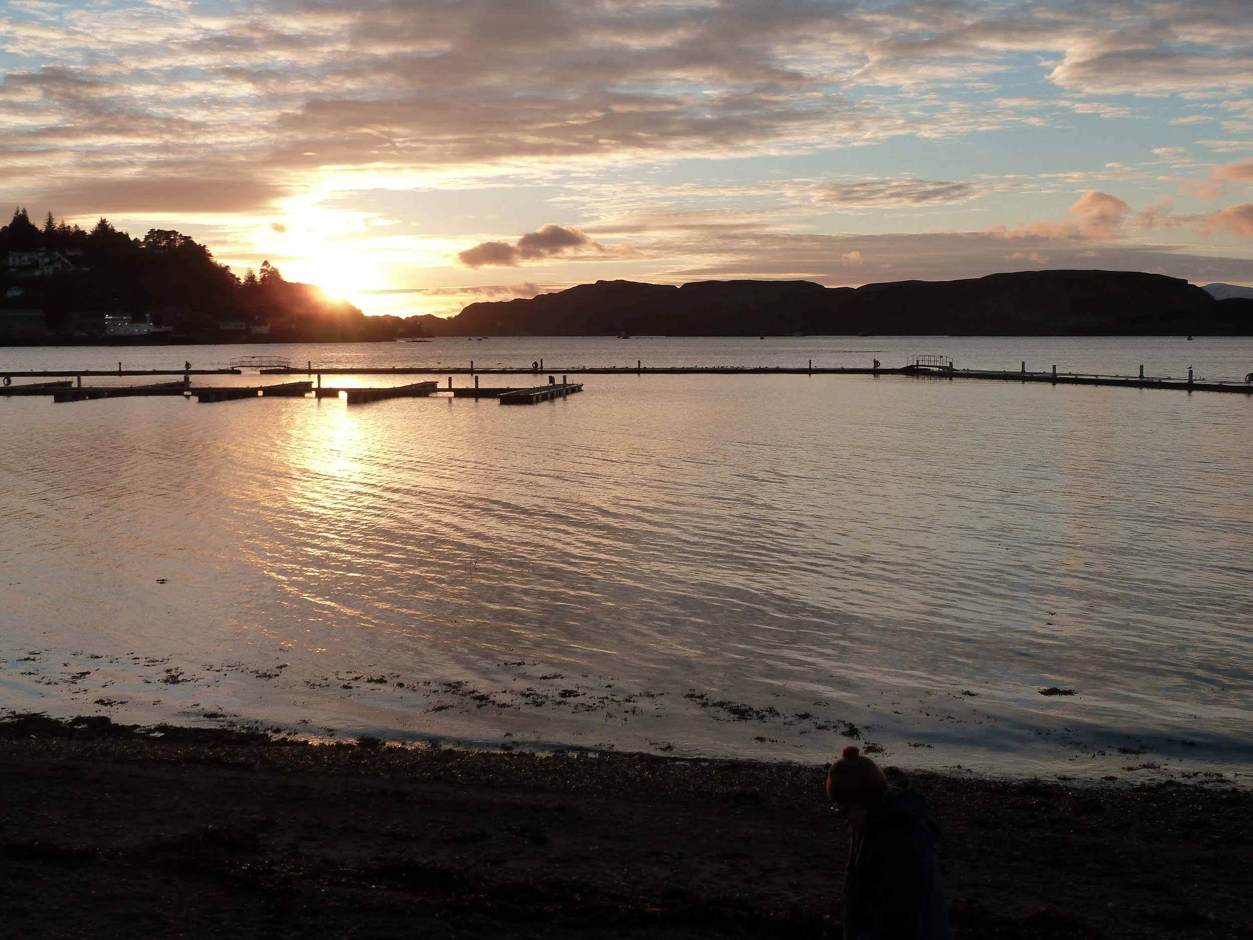 Sunset over Oban Bay