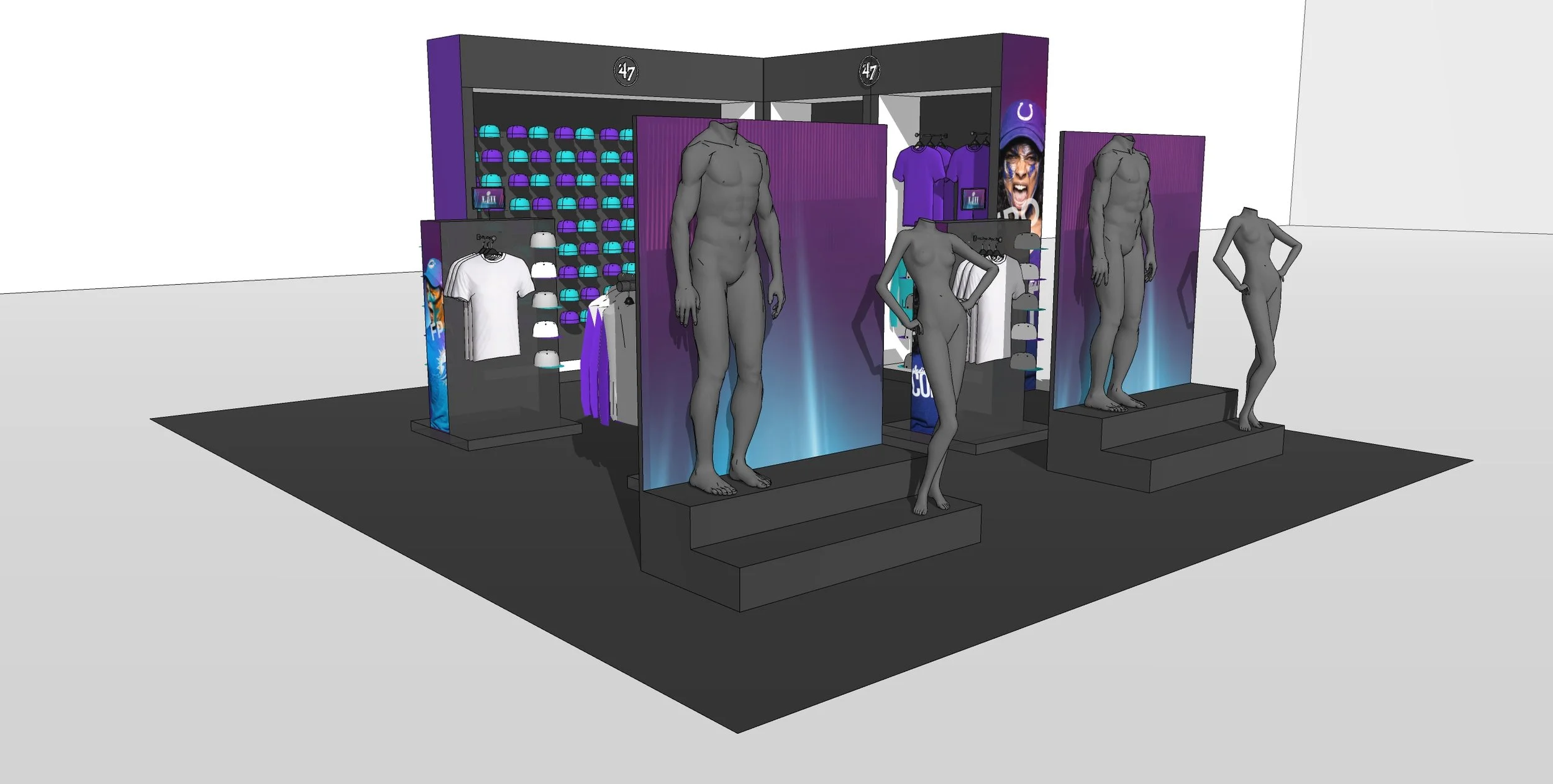 SketchUp rendering by Dave Bates.