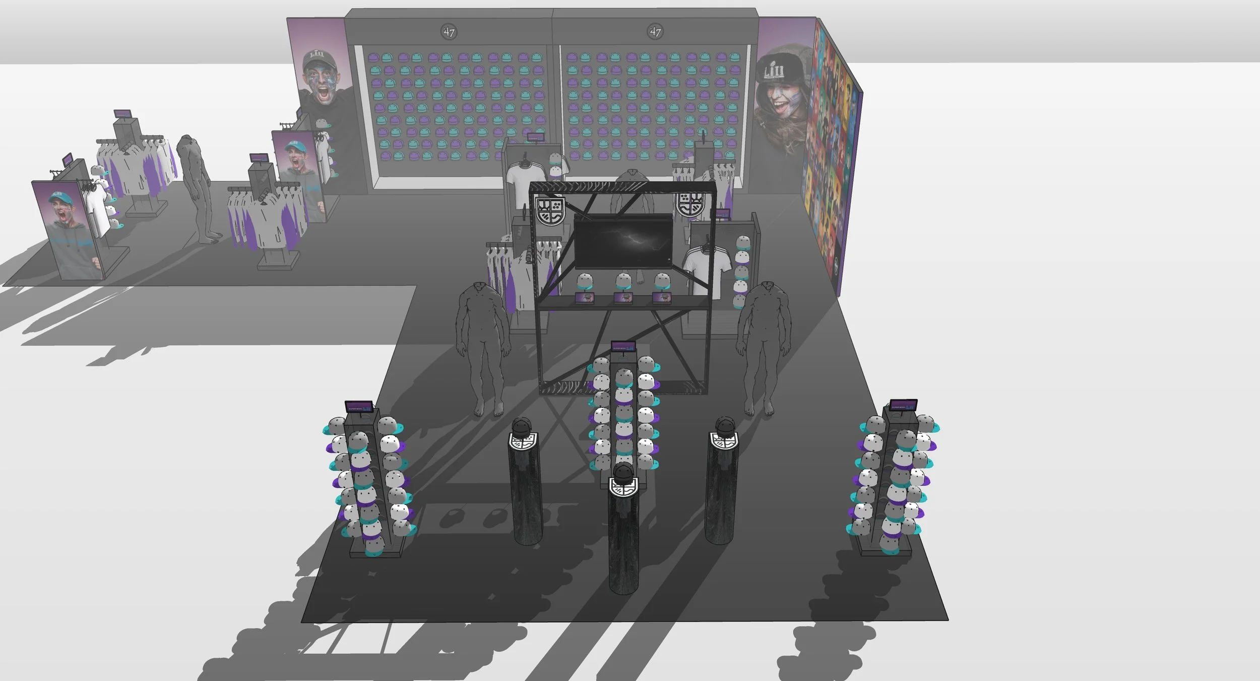 SketchUp rendering by Dave Bates.