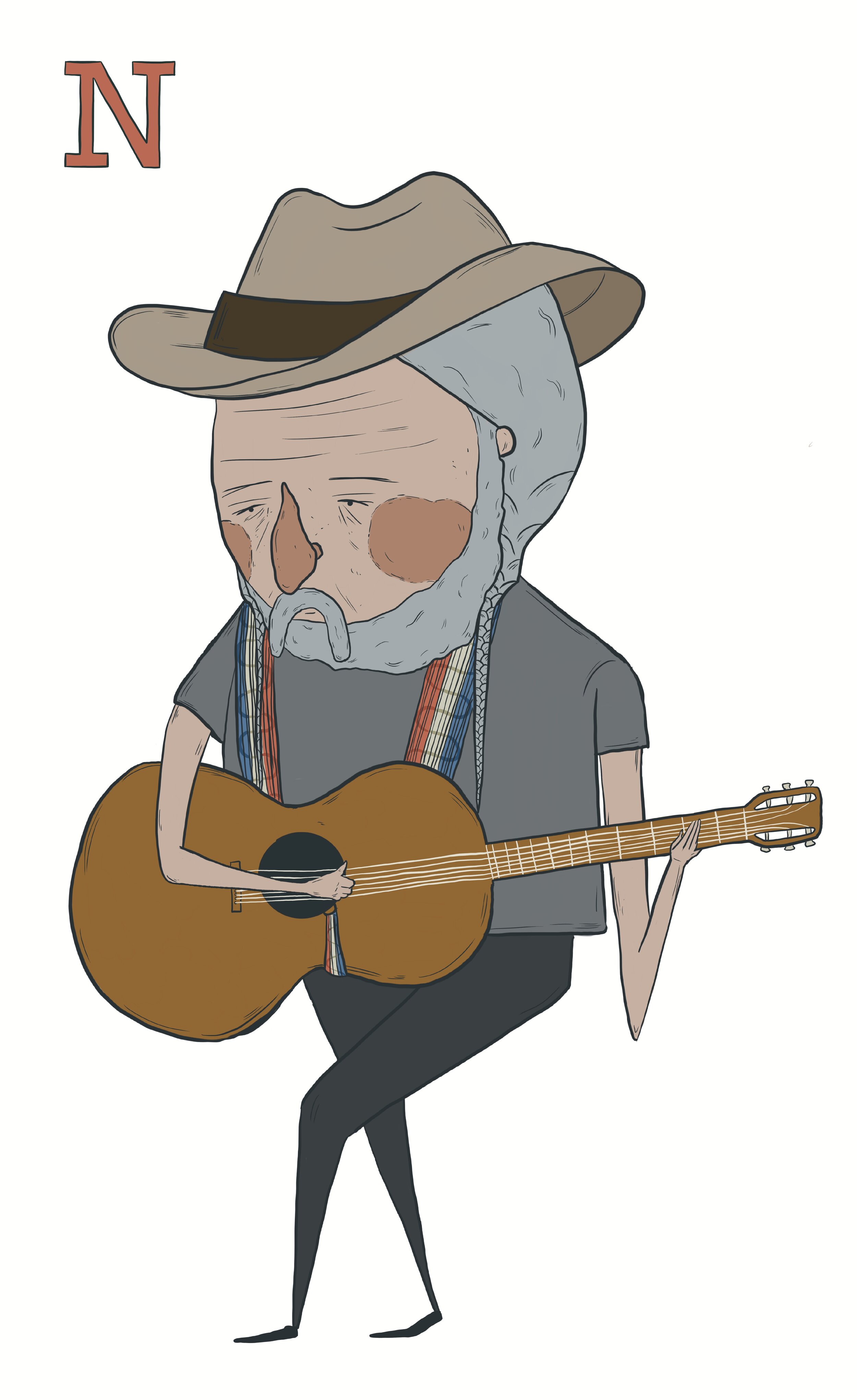 N is for Willie Nelson